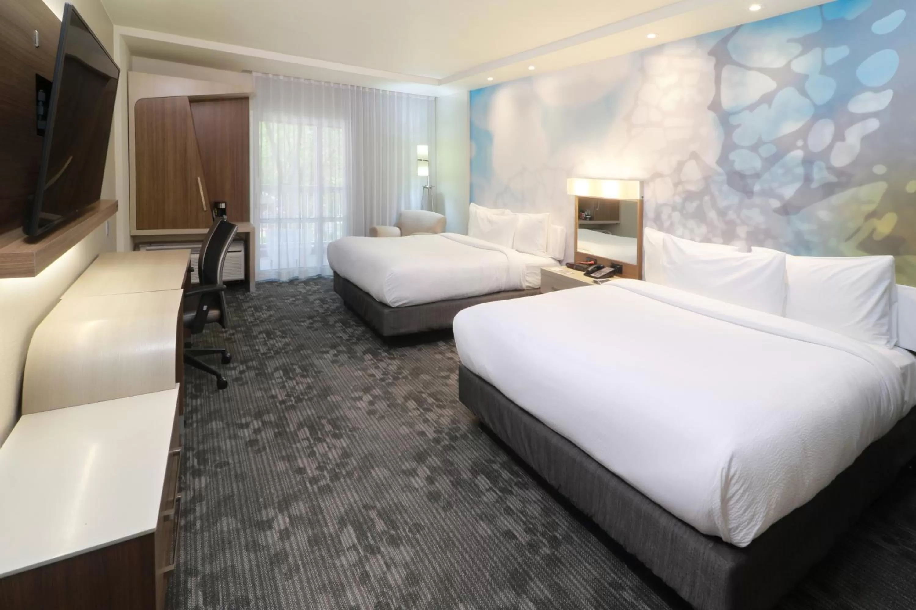 Bed in Courtyard Monterrey Airport