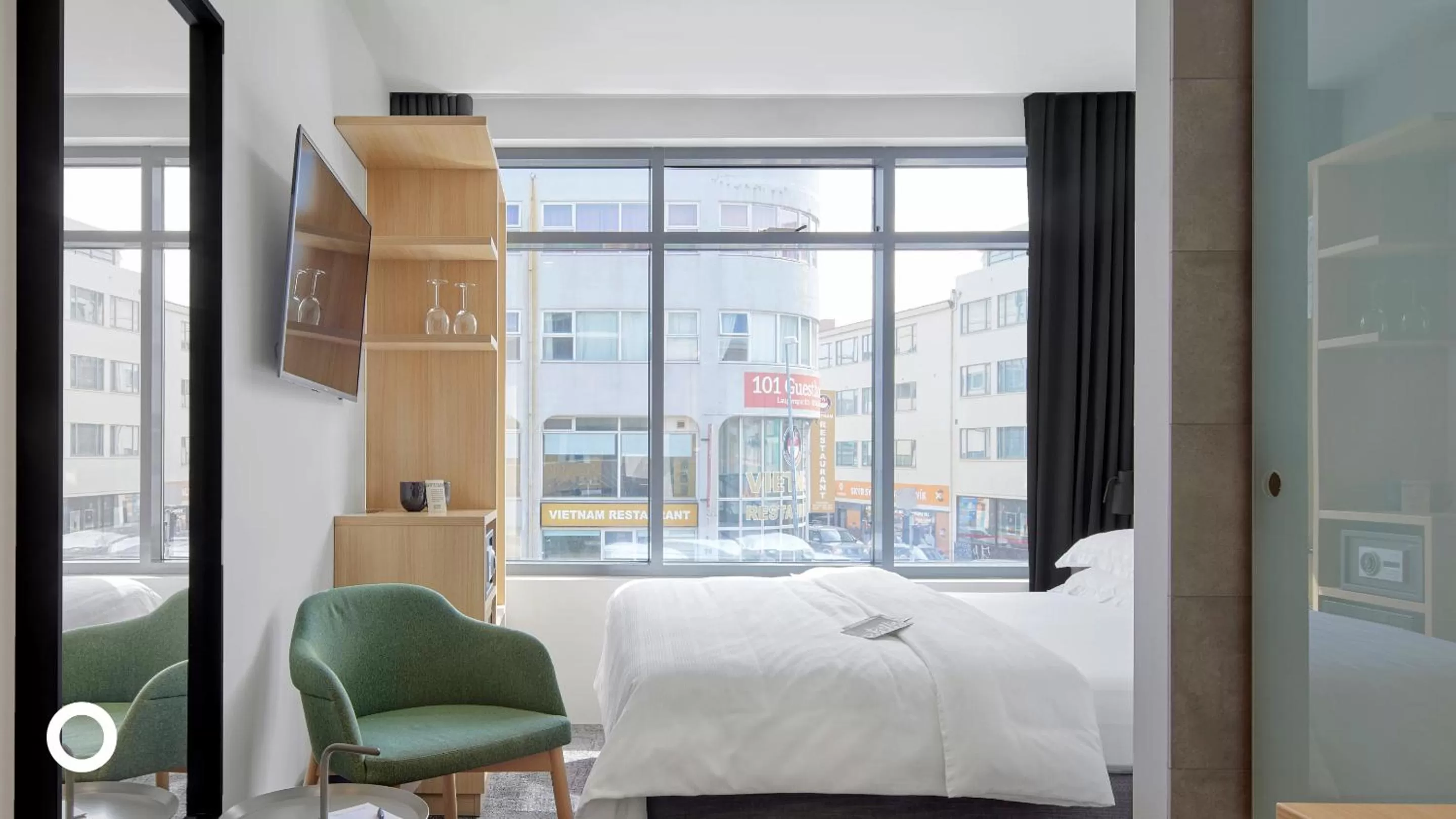 Bedroom, Bed in Center Hotels Laugavegur