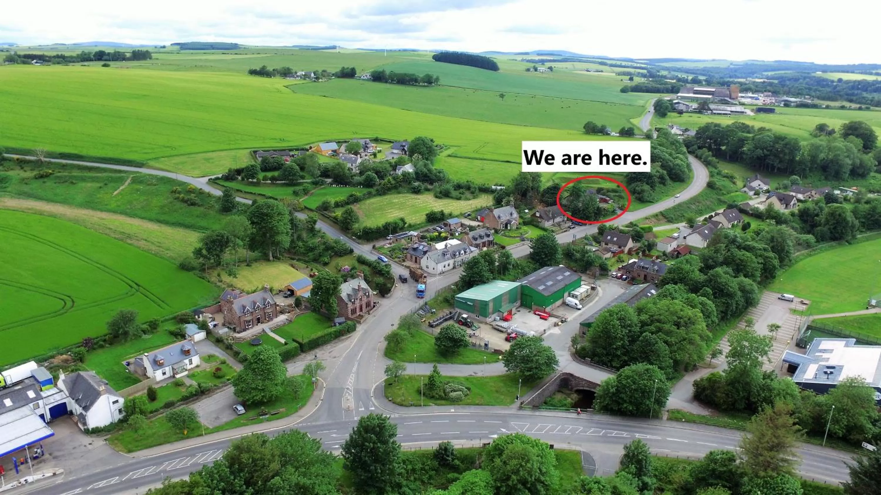 Bird's eye view, Bird's-eye View in Deveron Lodge Guest House