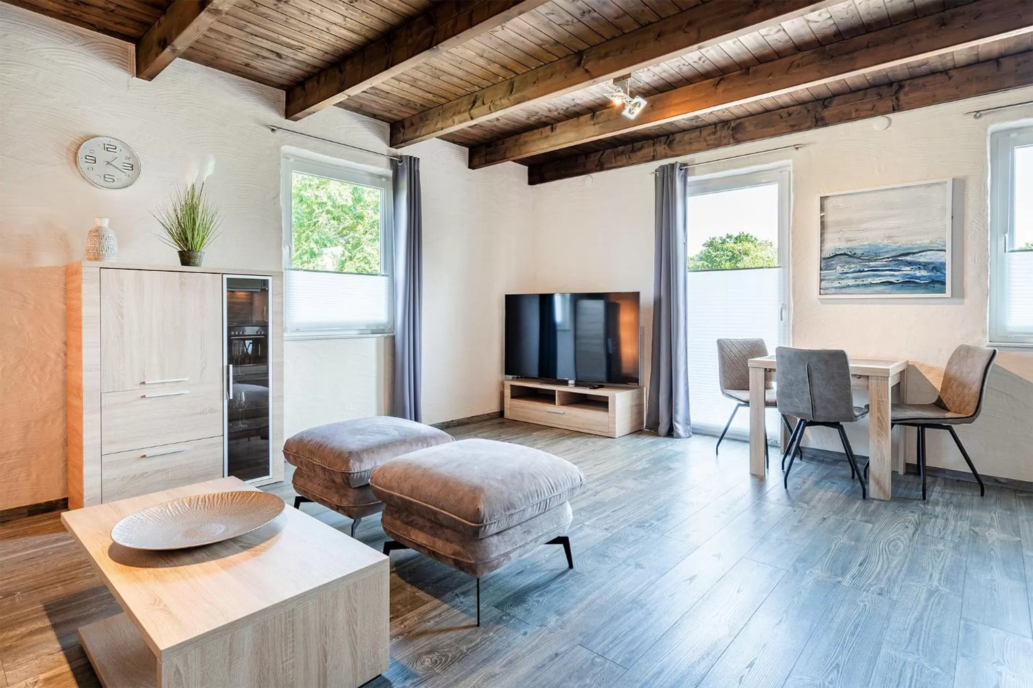 TV and multimedia, Seating Area in Villa Moorstern