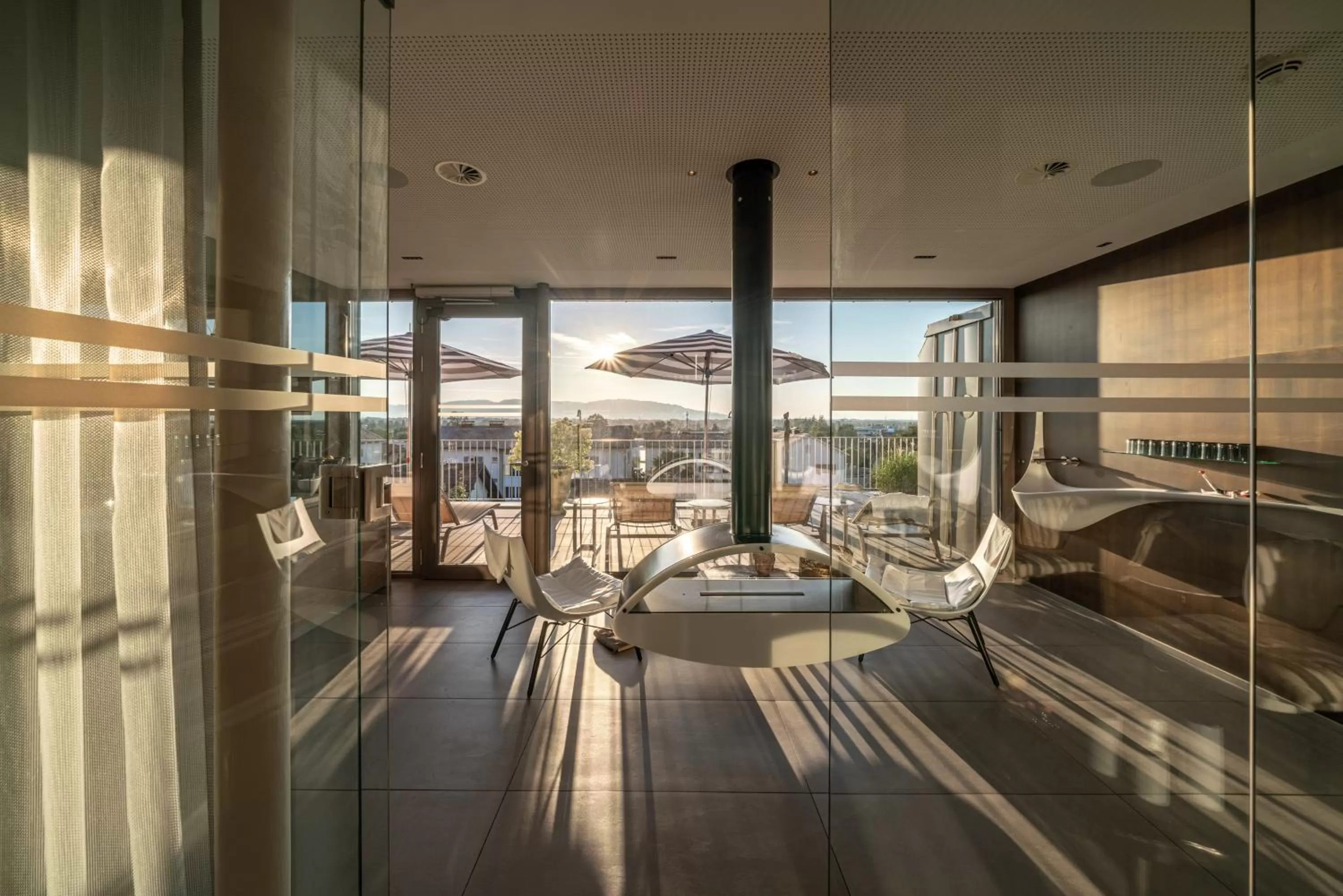 Spa and wellness centre/facilities in hirschen dornbirn - das boutiquestyle hotel - skyrelax & wellness im rooftop