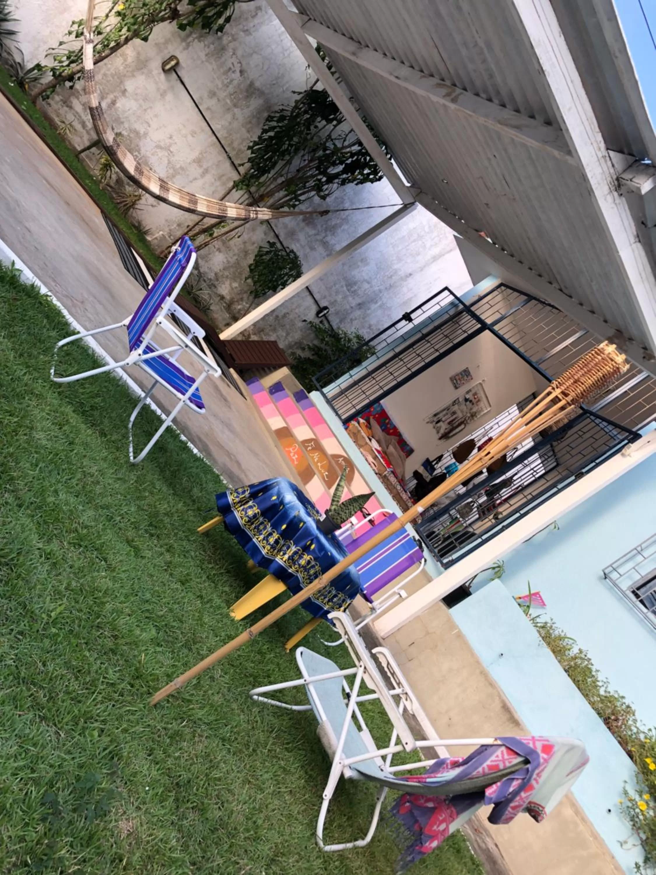 Patio in Hostel Das Canárias