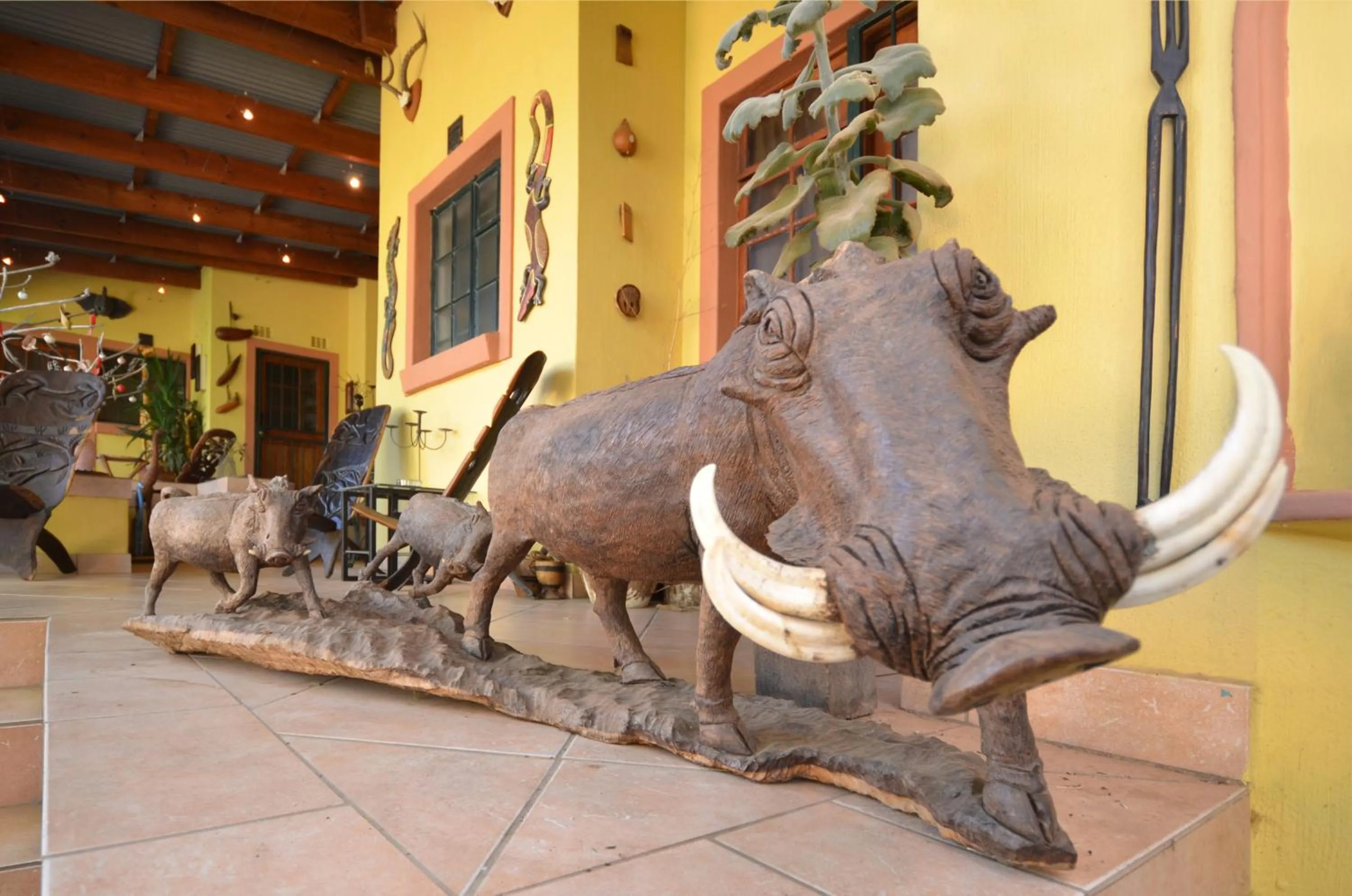 Patio in Cherry Tree Cottage B&B Linden
