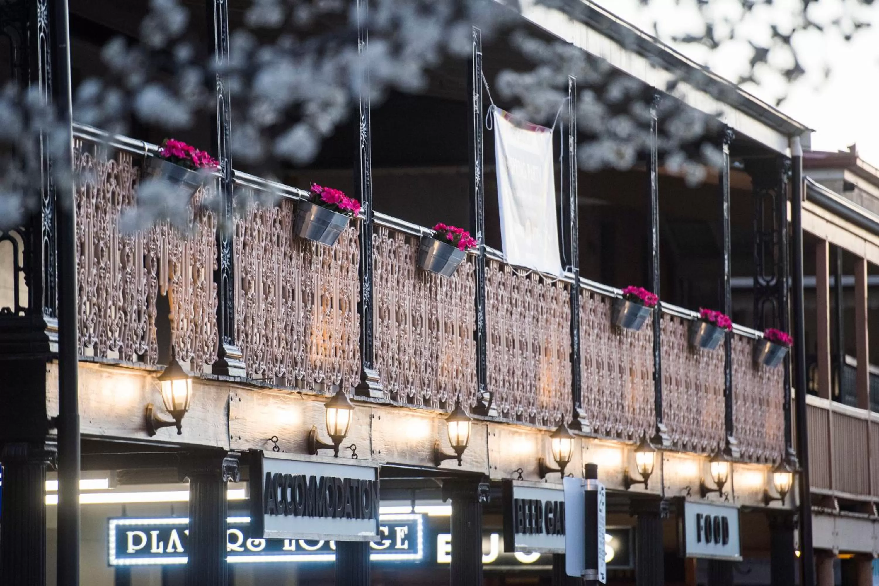 Property building in The Woolpack Hotel