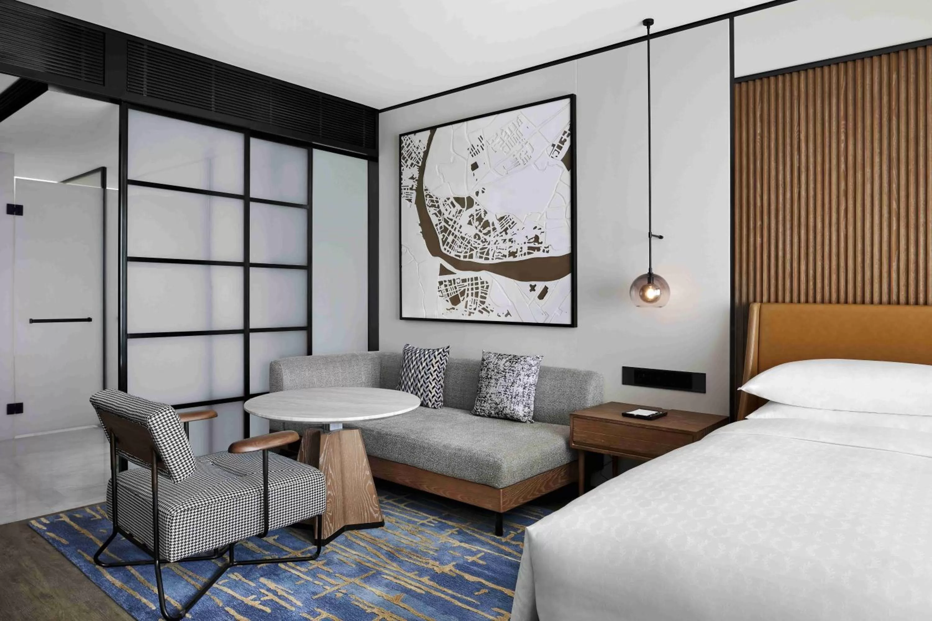 Seating area, Bed in Sheraton Zhaoqing Dinghu