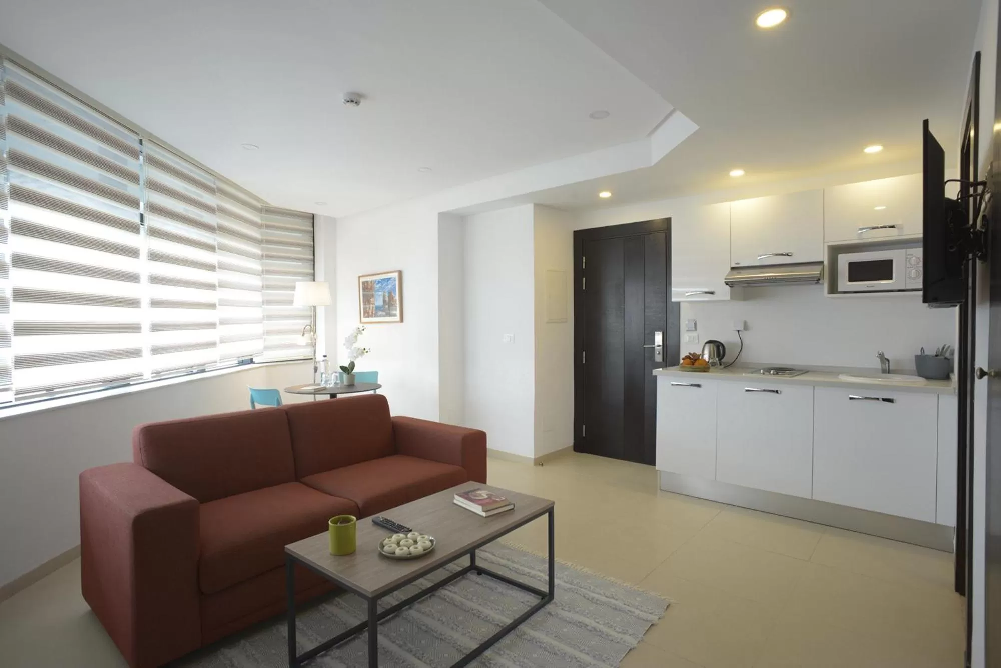 Kitchen or kitchenette in MAIA HOTEL SUITES