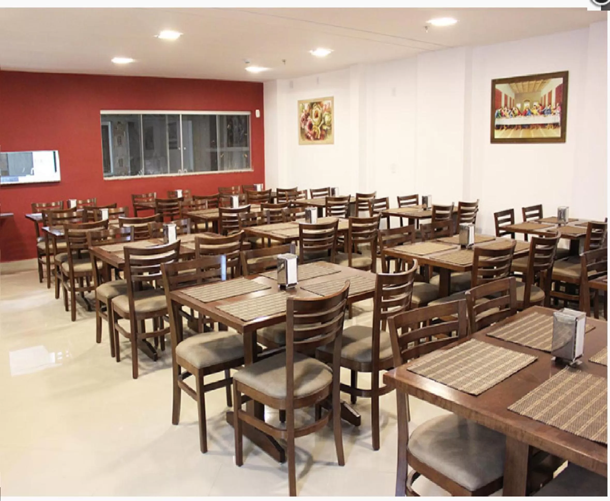 Dining area, Restaurant/Places to Eat in Ágape Hotel De Aparecida