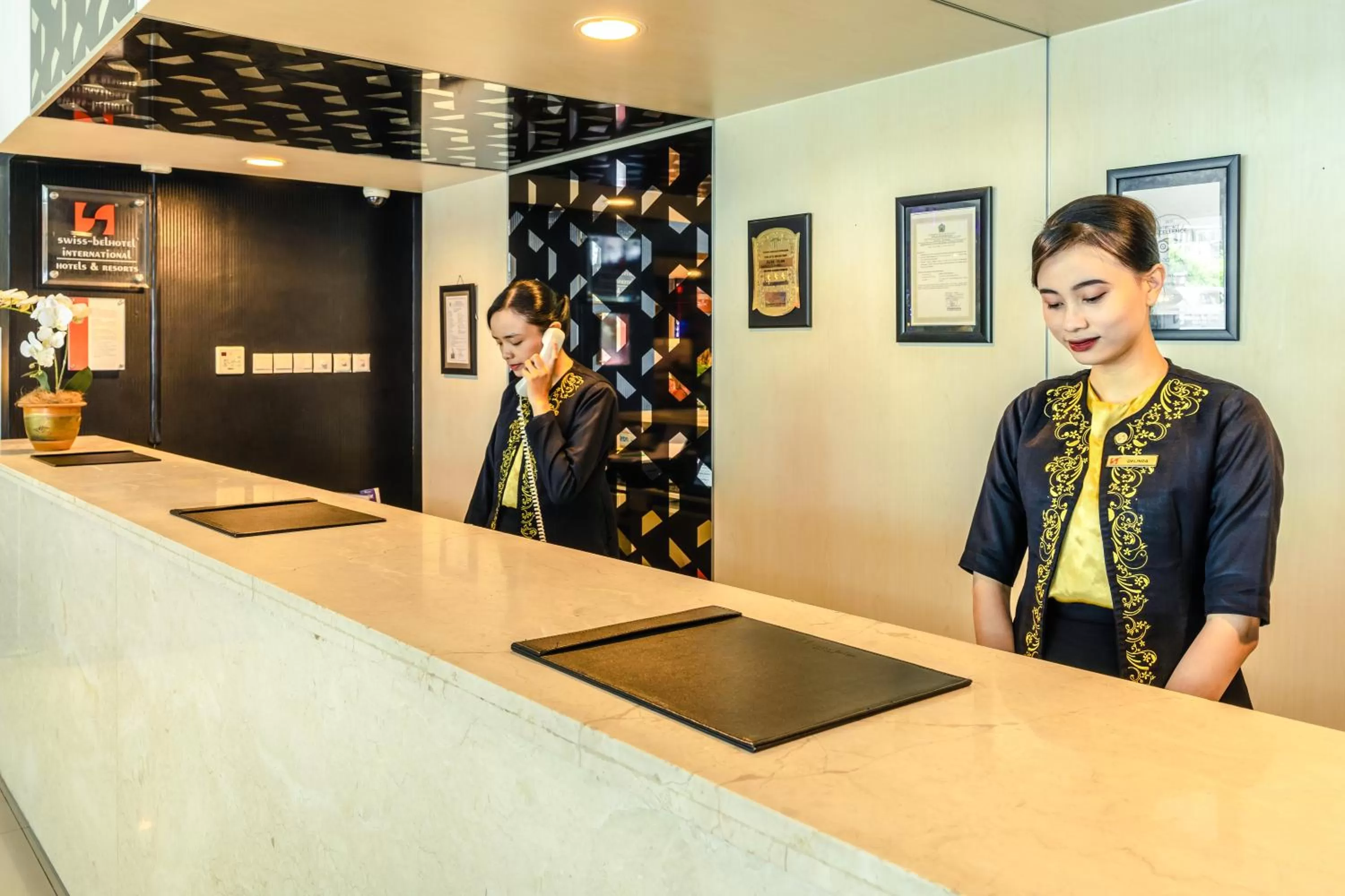 Lobby or reception in Swiss-Belinn Malang