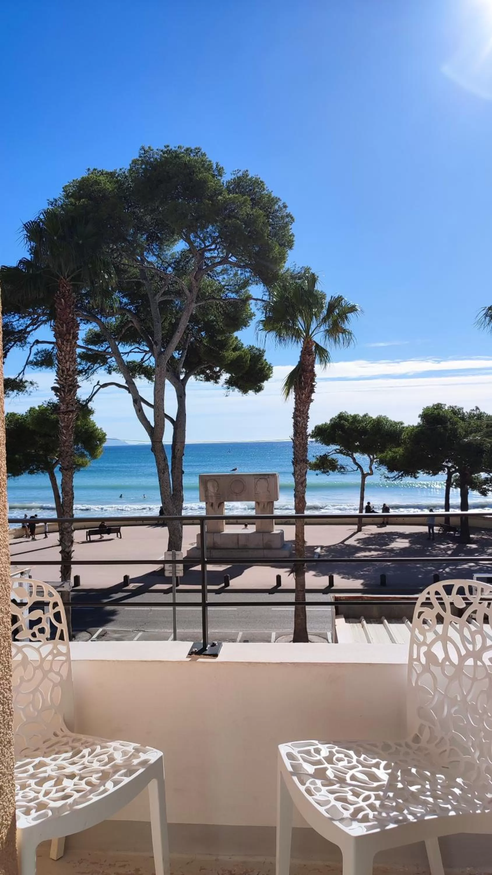 View (from property/room) in Hotel Restaurant Miramar L'orchidée