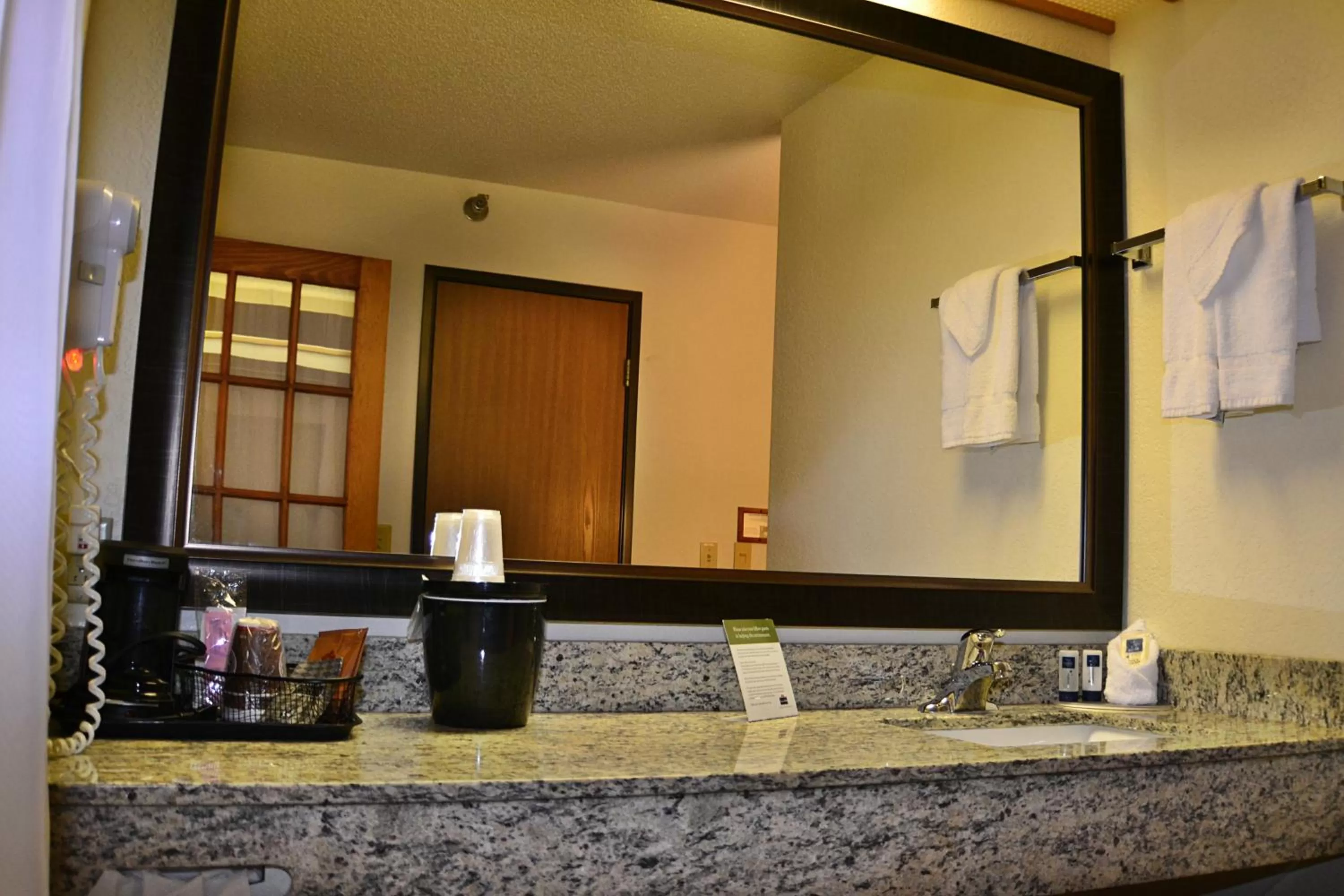 Decorative detail in AmericInn by Wyndham Calumet