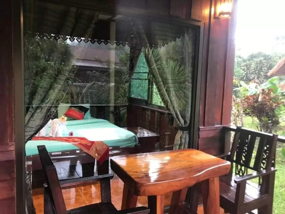 Patio in Khao Sok River & Jungle Resort