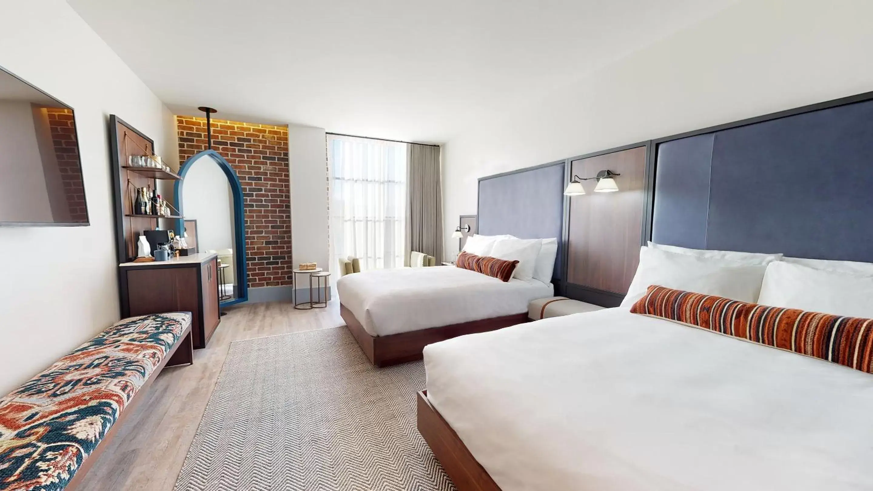 Queen Studio - Disability Access in The Restoration Asheville Queen Studio - Disability Access in The Restoration Asheville