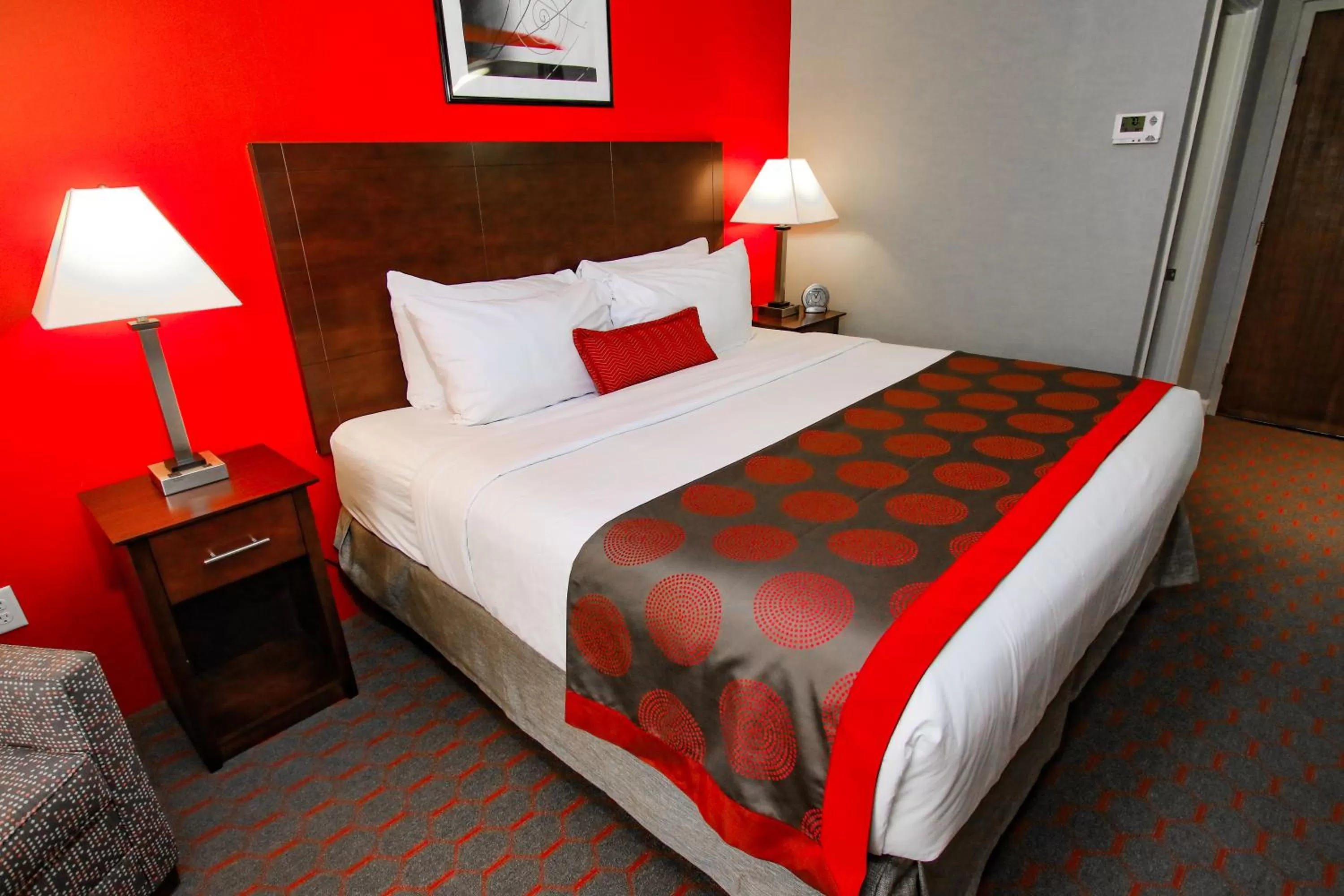 Bed in Ramada Hotel & Conference Center by Wyndham Lewiston