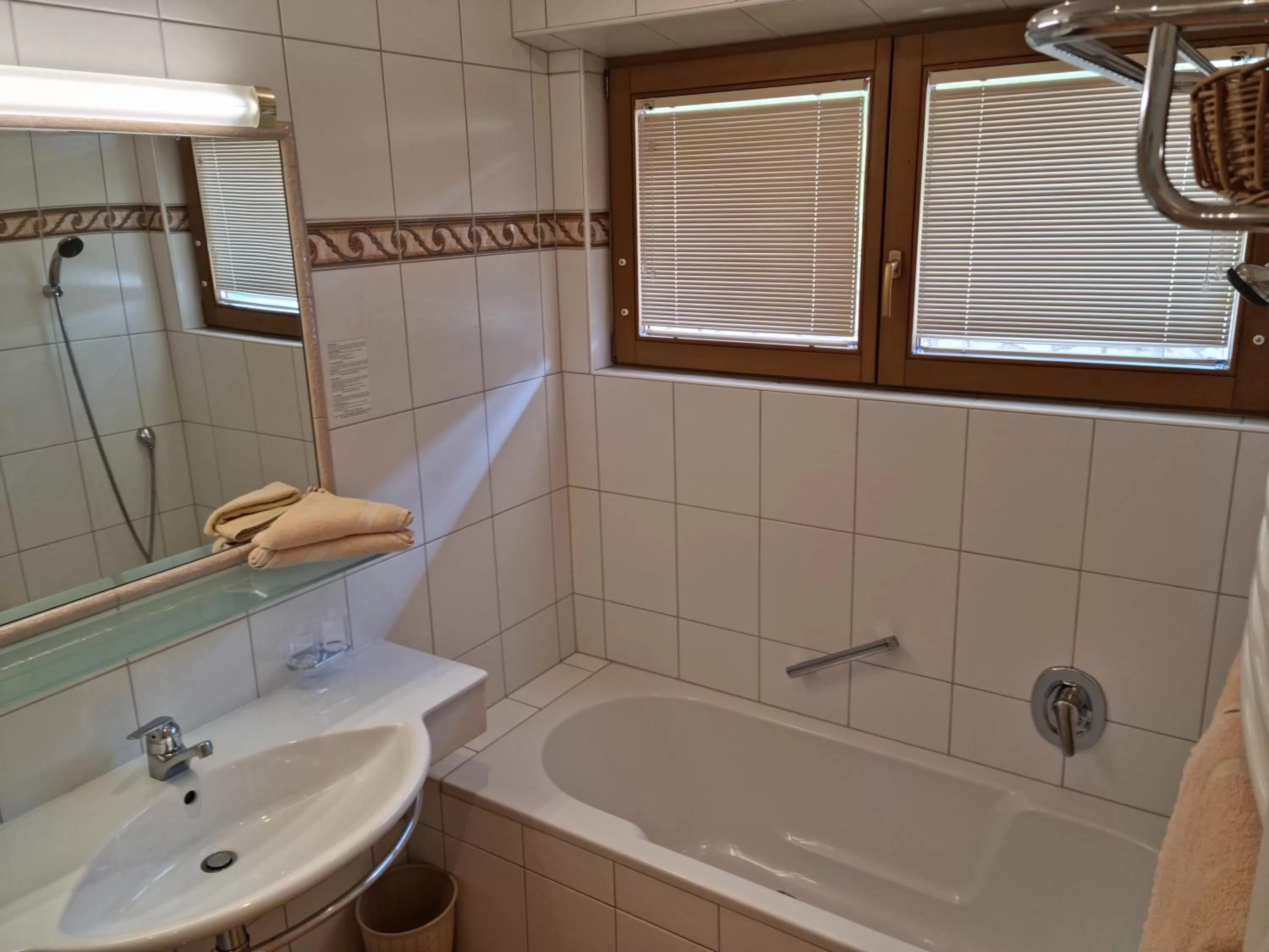 Bathroom in Hotel Bergkristall