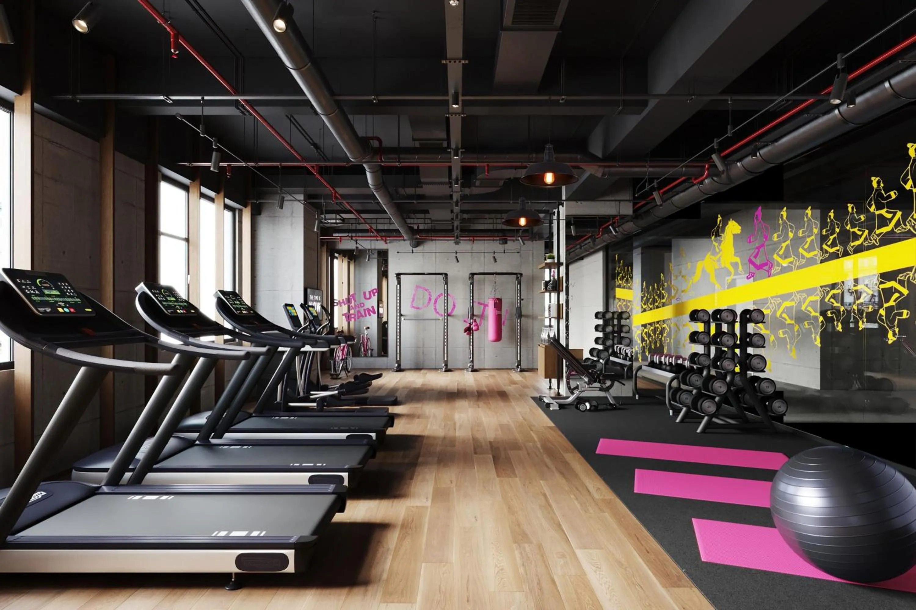 Fitness centre/facilities in Moxy Xi'an Beilin