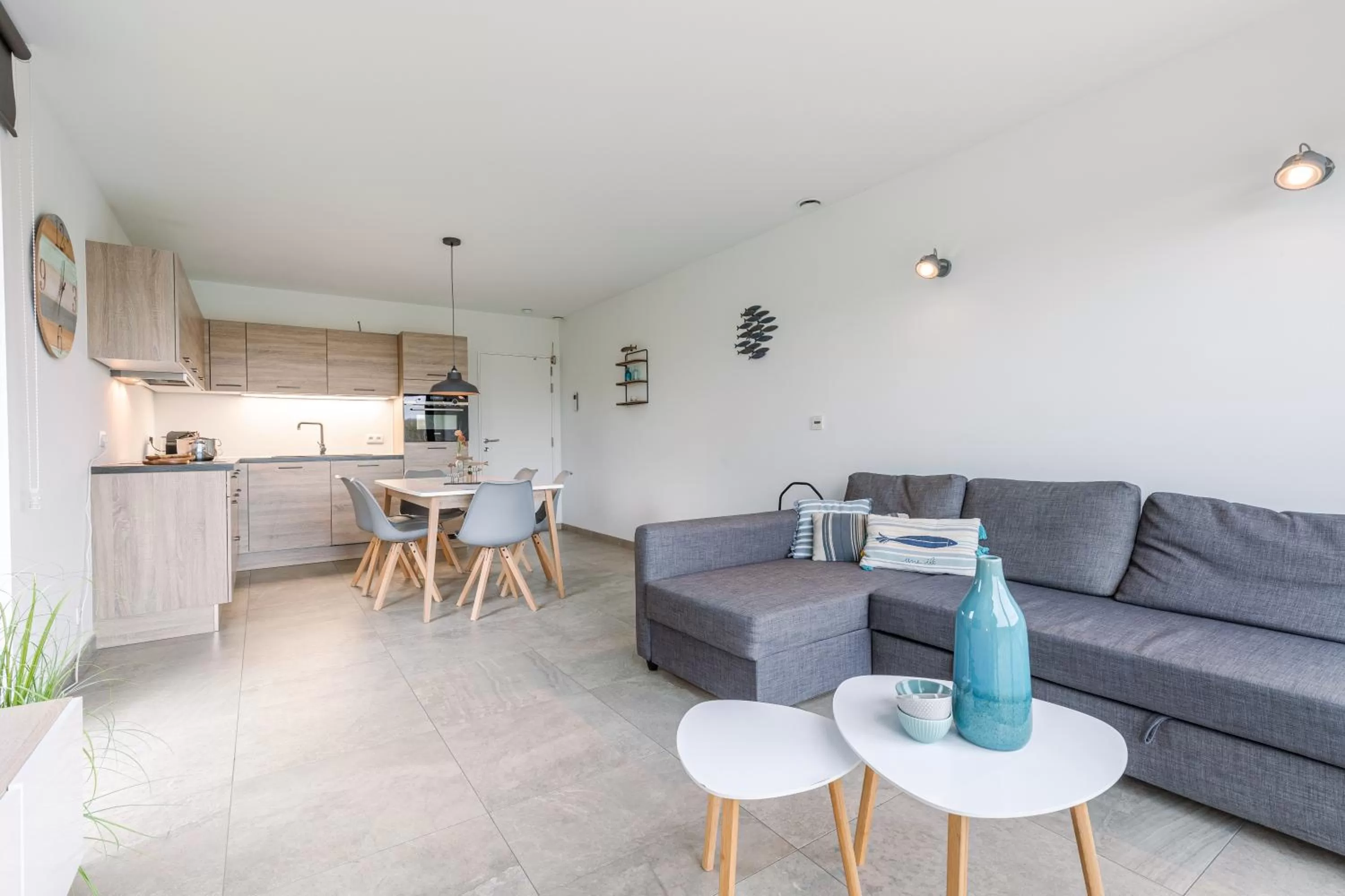 Seating area, Dining Area in Whaaw Westende-bad