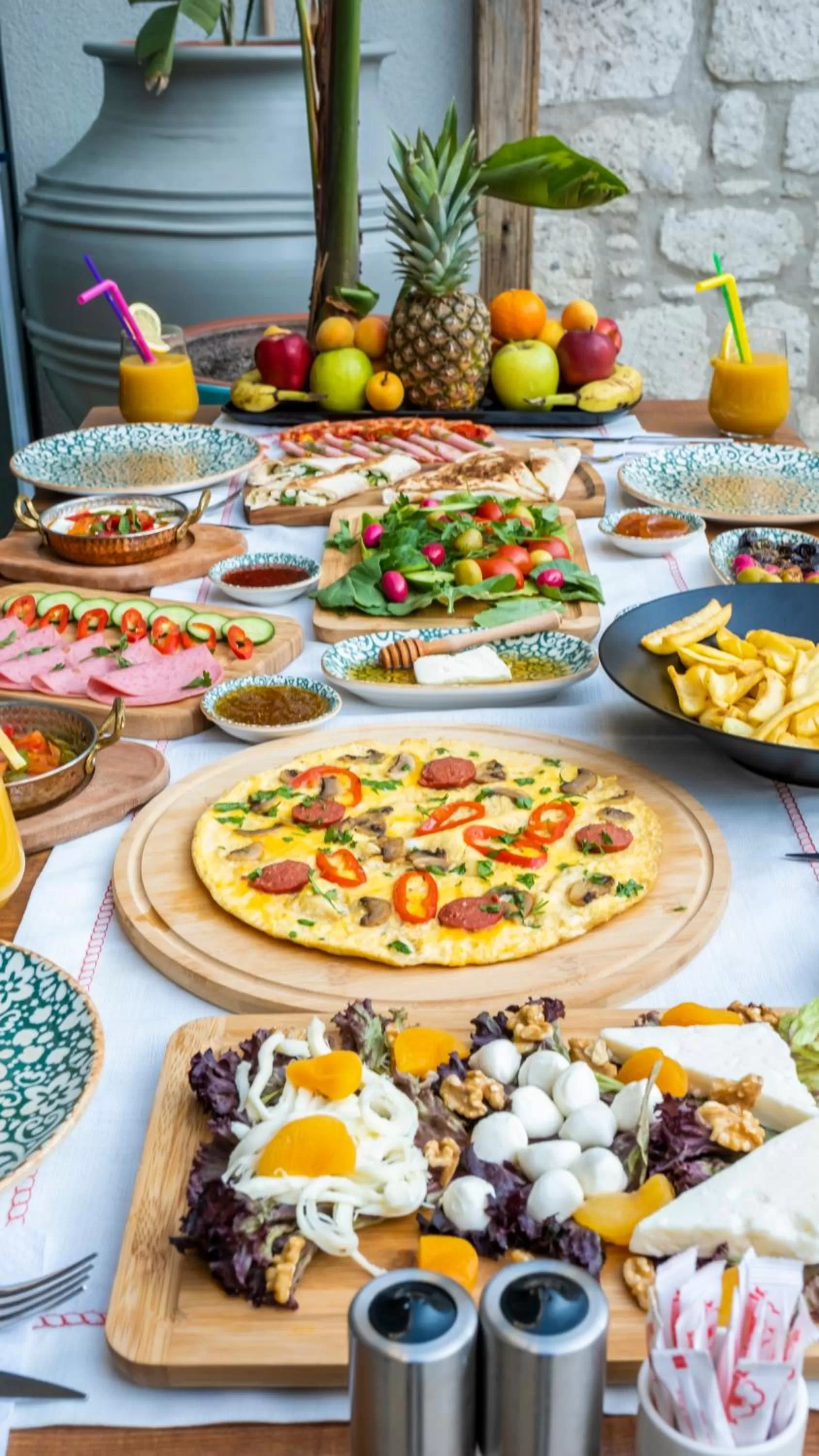 Breakfast in Ariel Hotel Alaçatı