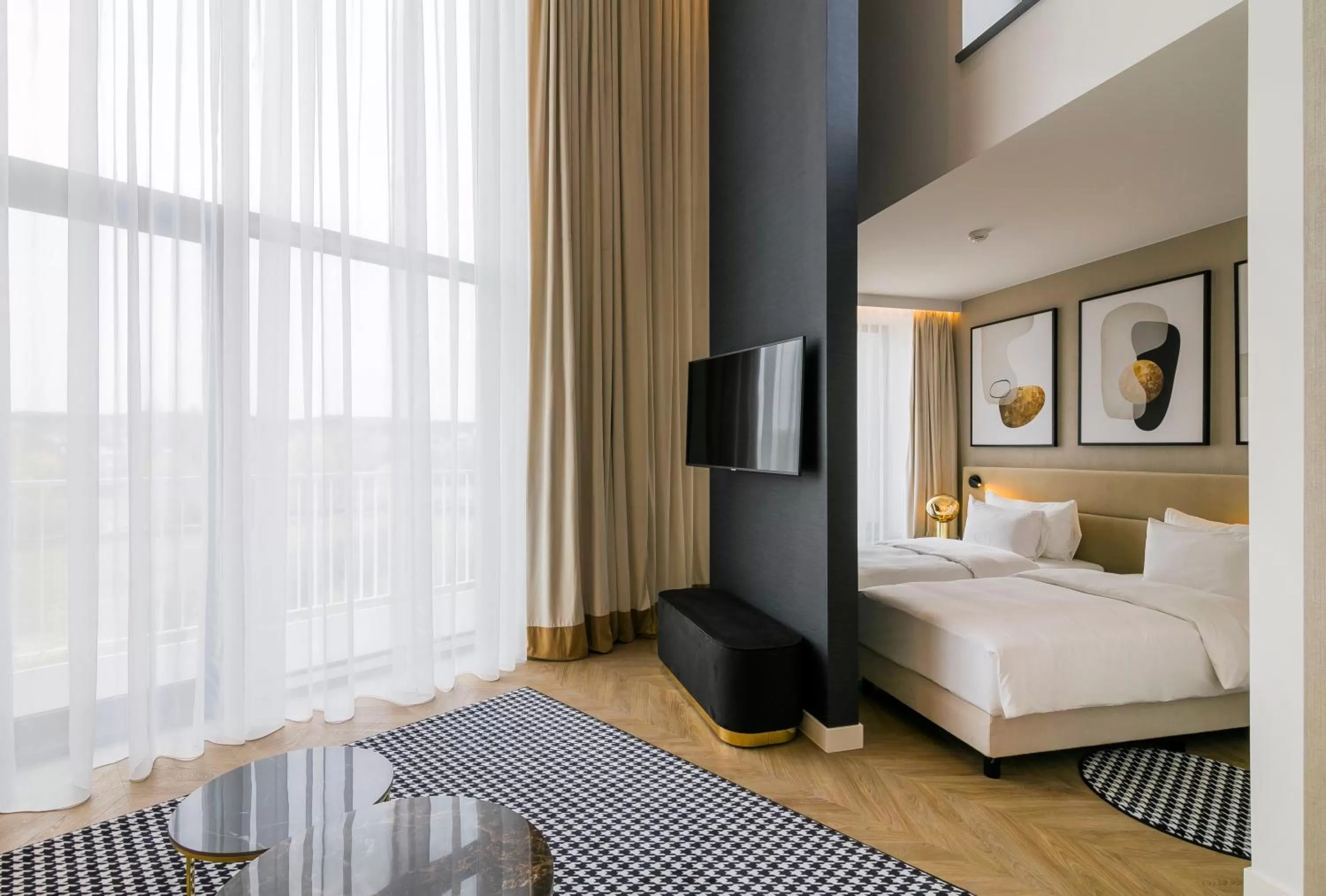 Photo of the whole room, Bed in Radisson Blu Hotel Sopot