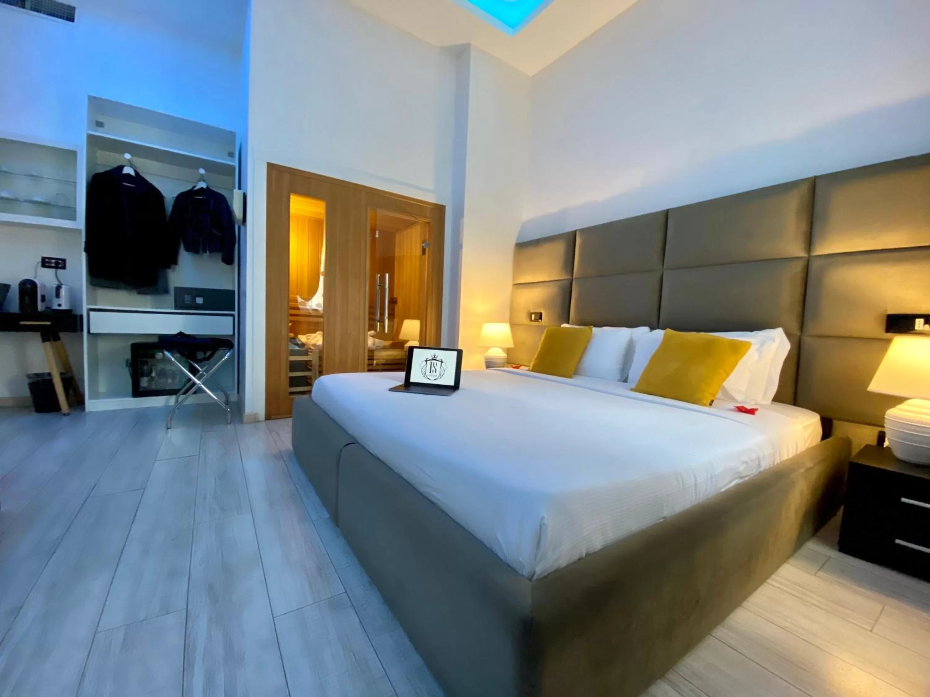 Bed in Escape Luxury Suite - CA Domus Collection