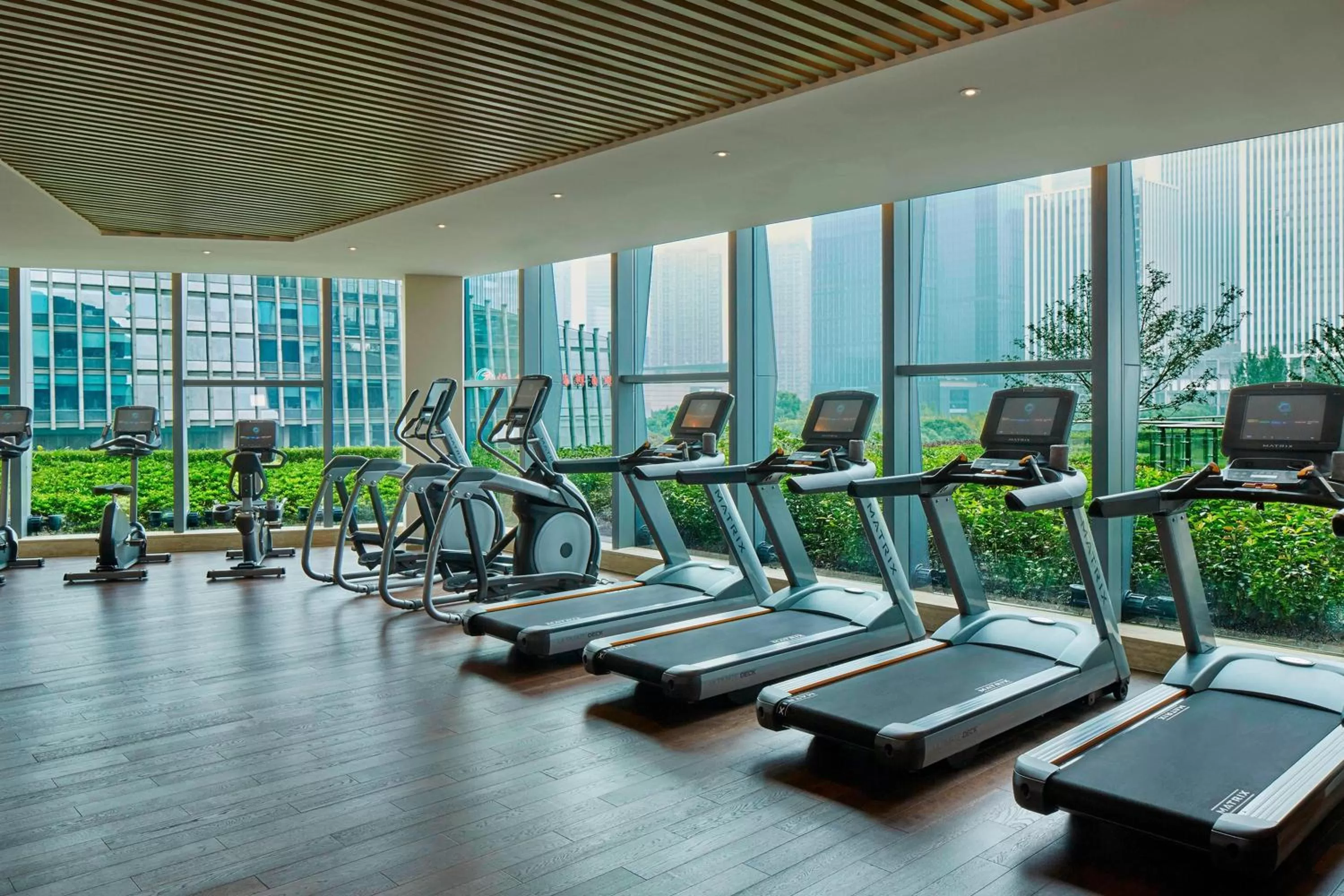 Fitness centre/facilities in Hangzhou Marriott Hotel Qianjiang