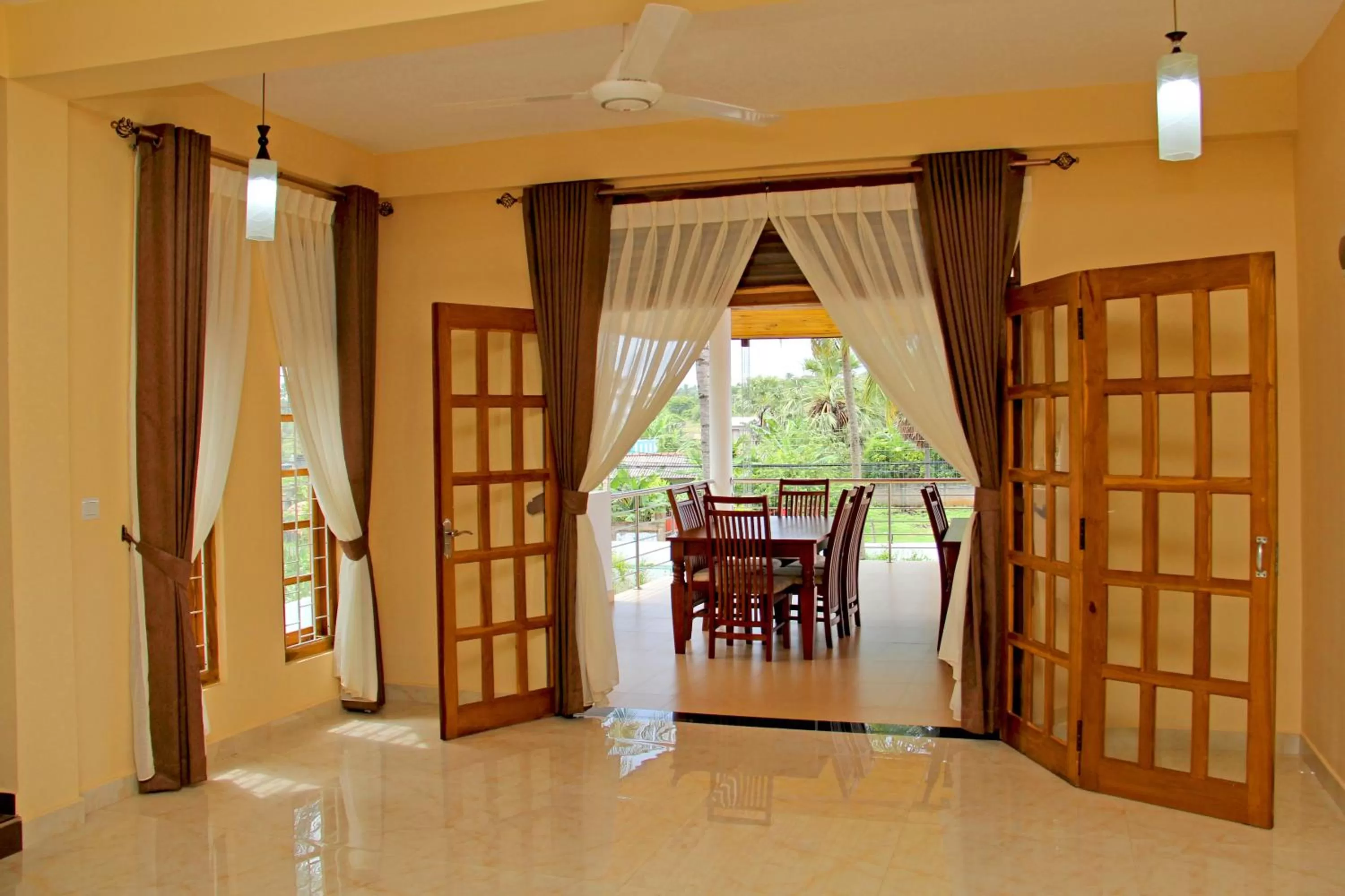 Patio in Bluewater Beach Resort