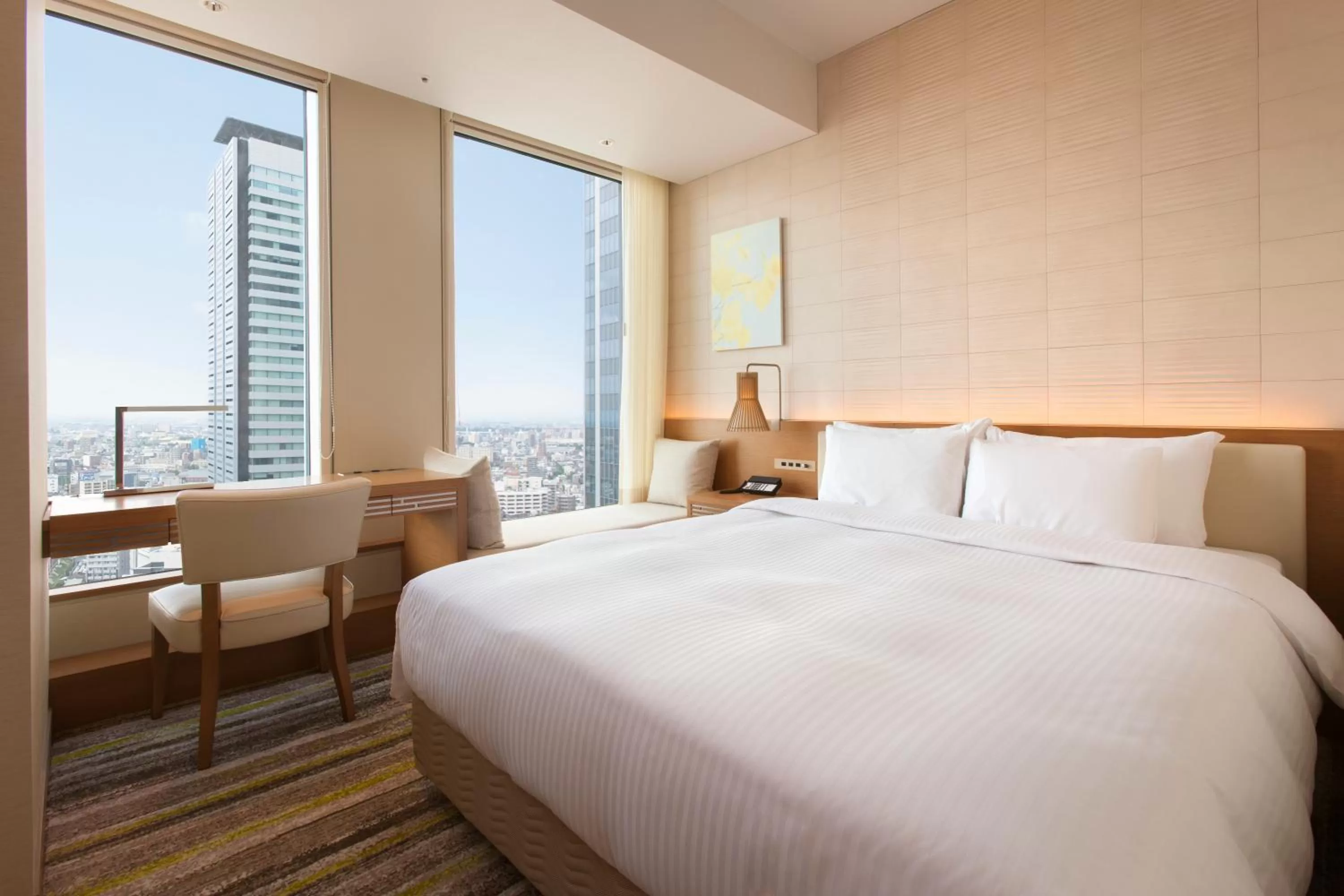 Photo of the whole room, Bed in Nagoya JR Gate Tower Hotel