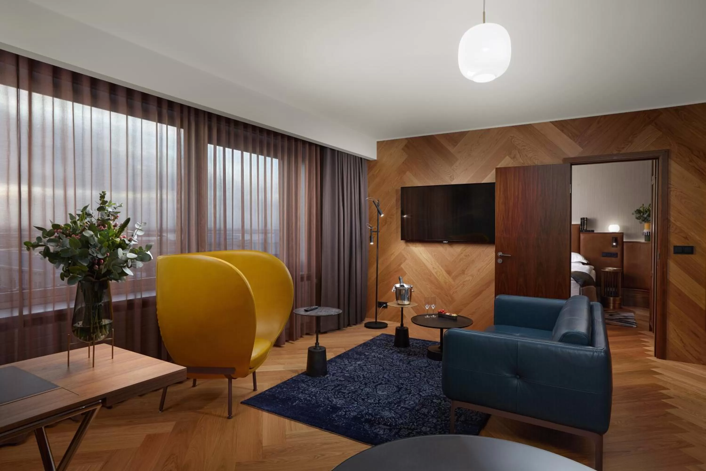 Living room in Reykjavik Natura - Berjaya Iceland Hotels