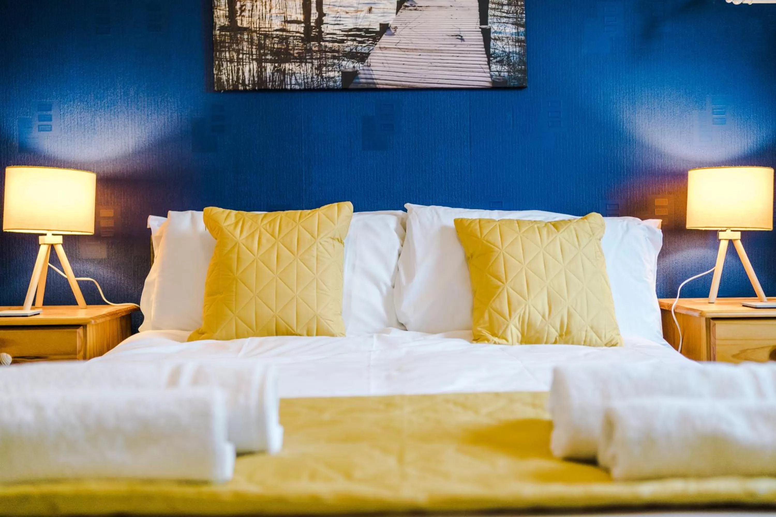 Bed in Pebbles Guest House