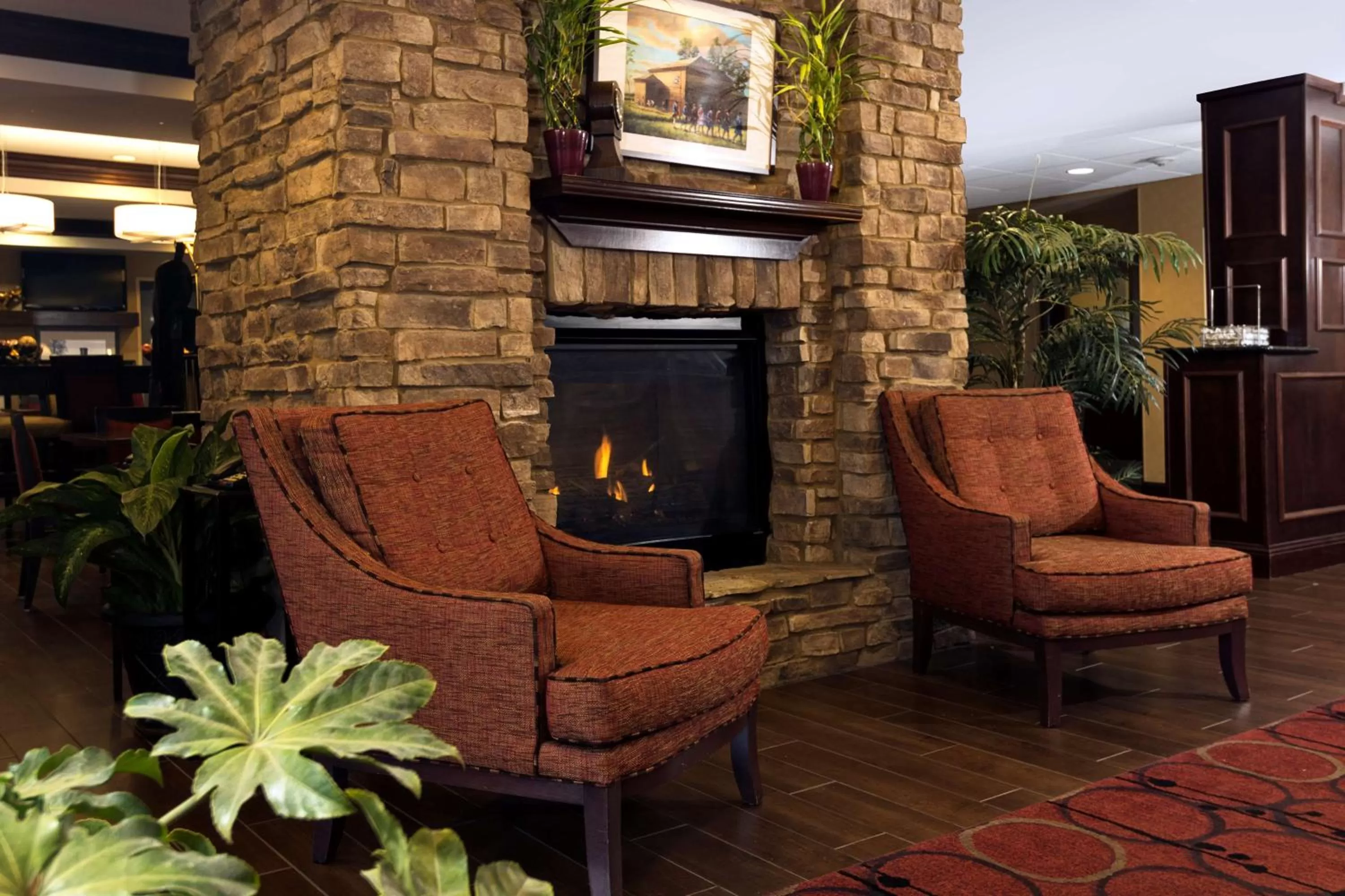 Lobby or reception in Hampton Inn Statesville