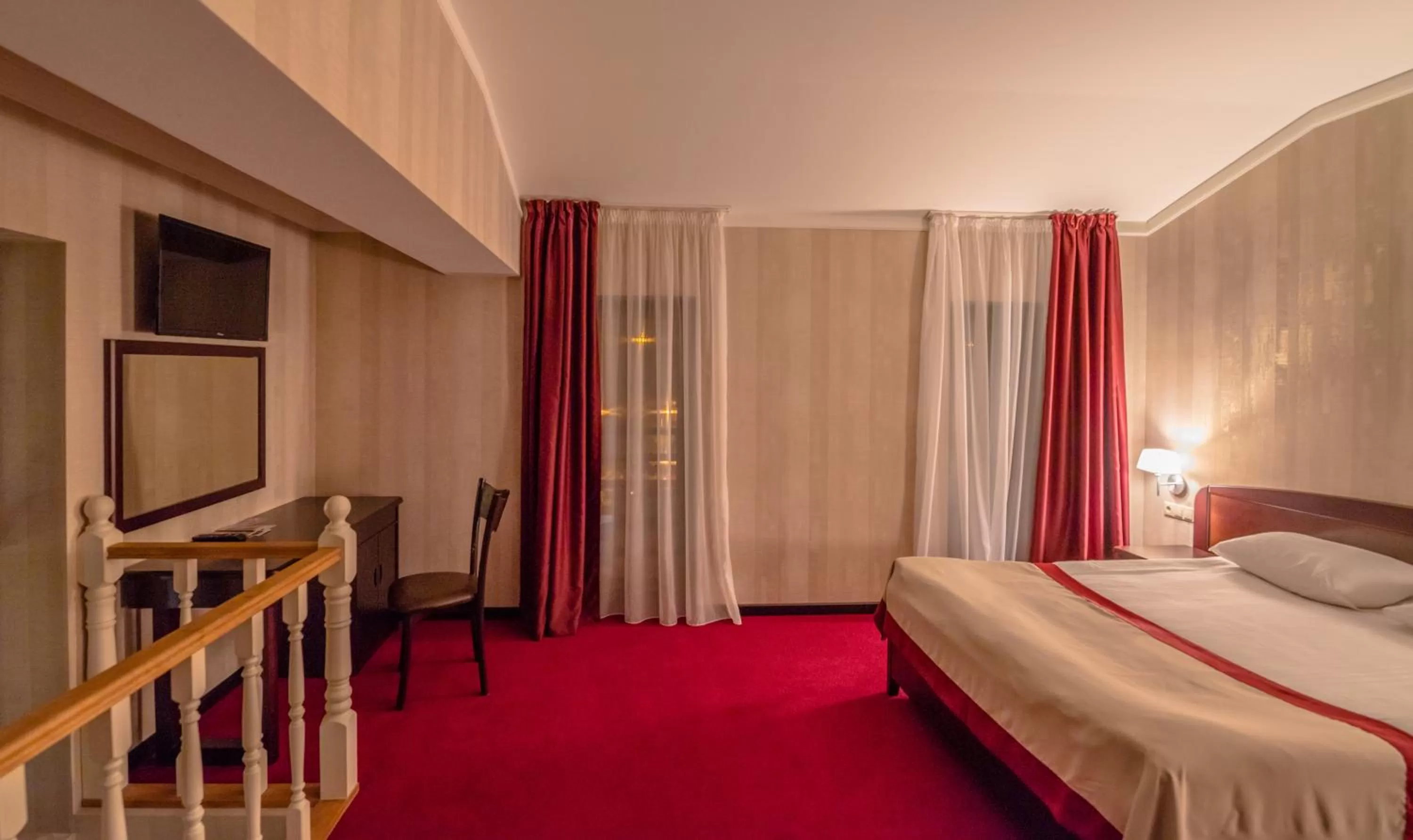 Bed in Kopala Tskneti Hotel