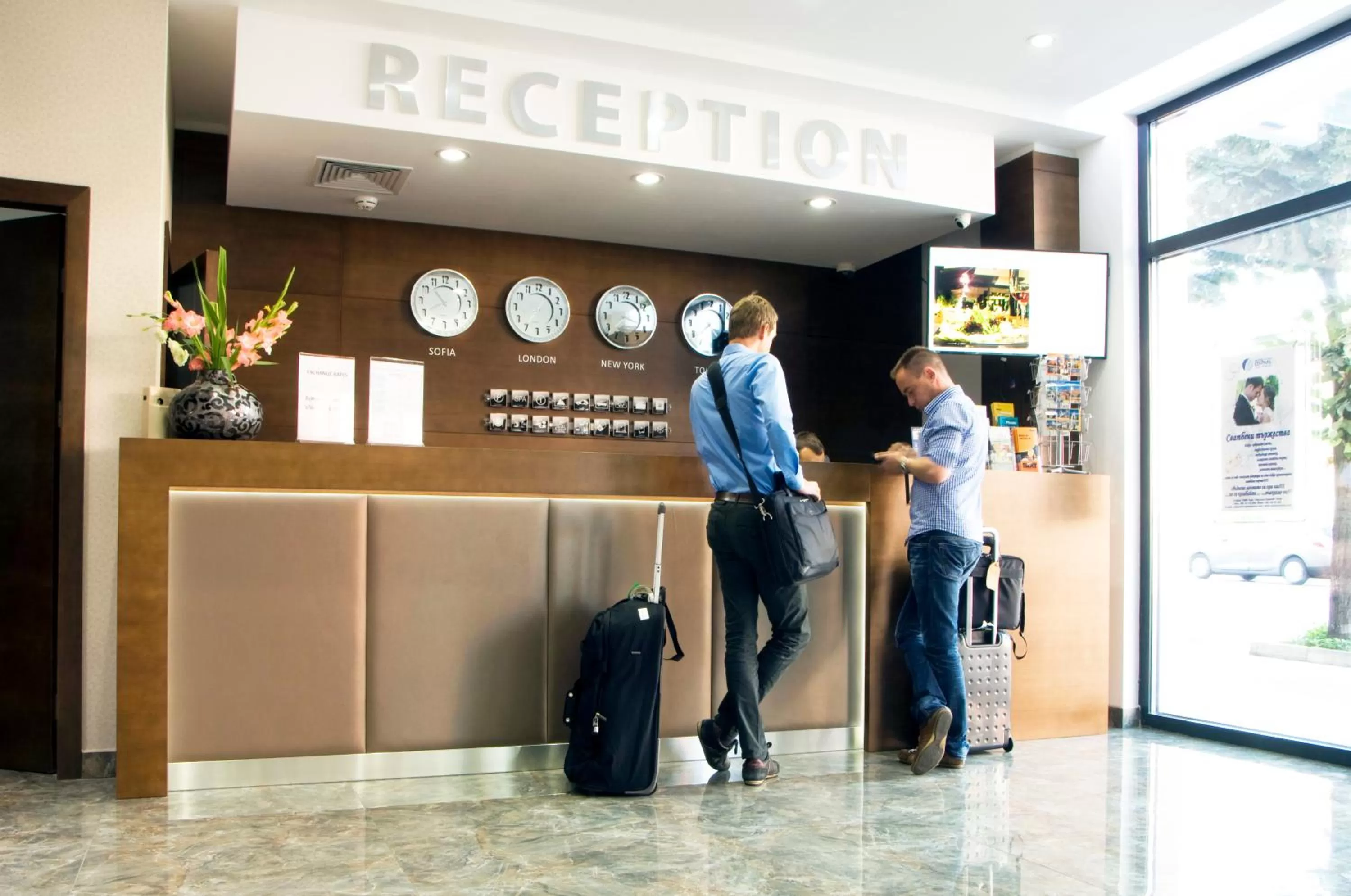 Lobby or reception in Central Hotel Sofia