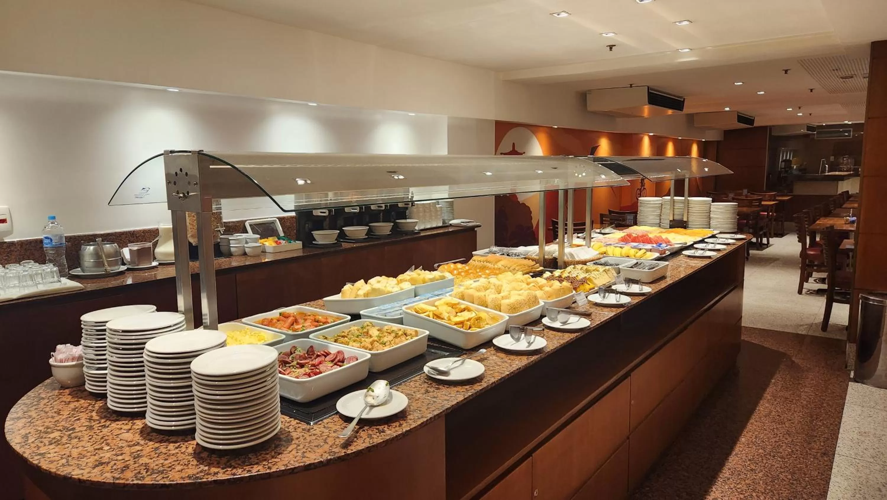 Buffet breakfast in Mar Palace Copacabana Hotel