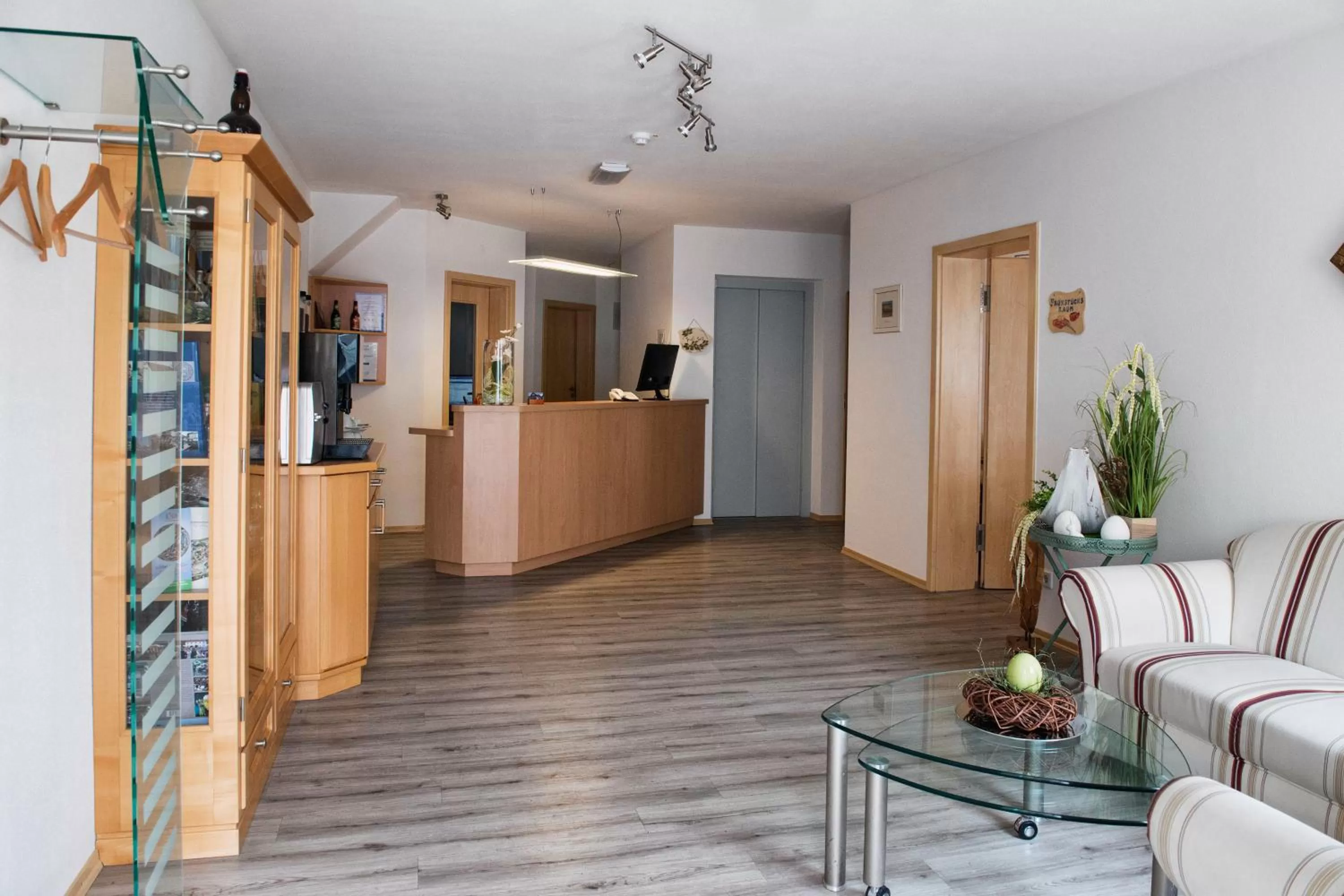 Lobby or reception, Lobby/Reception in Hotel garni Hopfengold