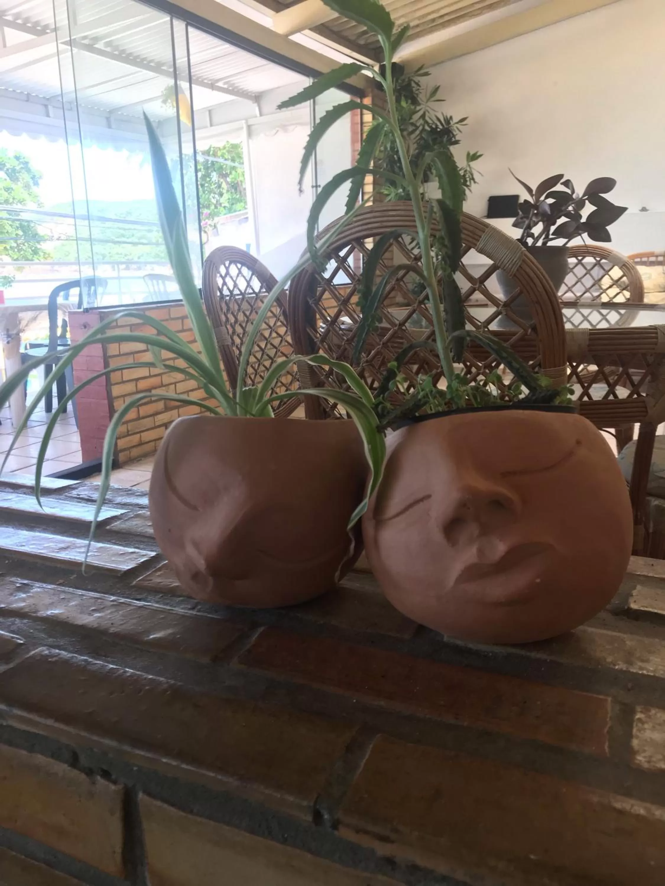 Balcony/Terrace in Pousada America do Sol