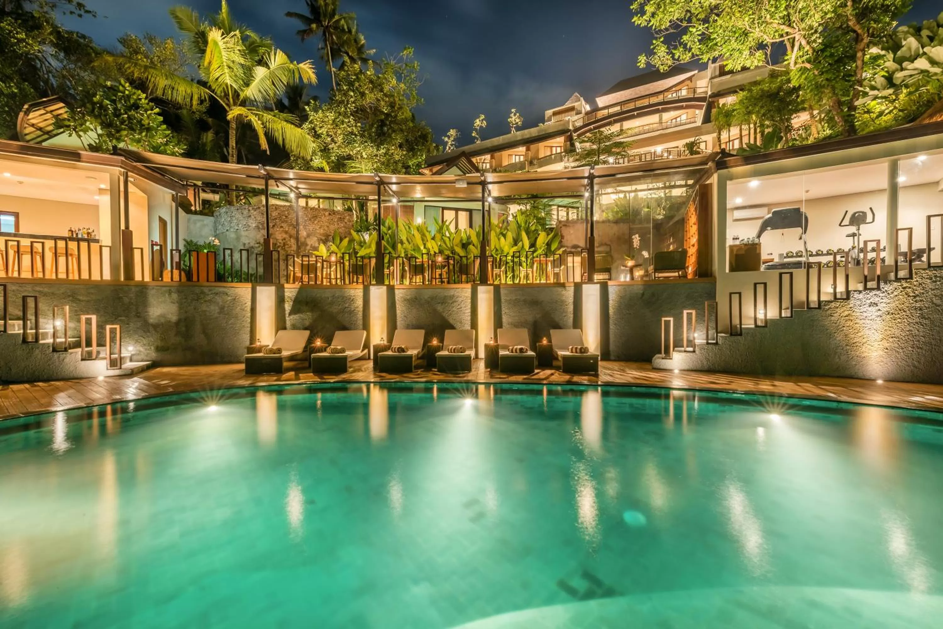 Swimming pool in tanadewa Resort Ubud Bali by Cross Collection