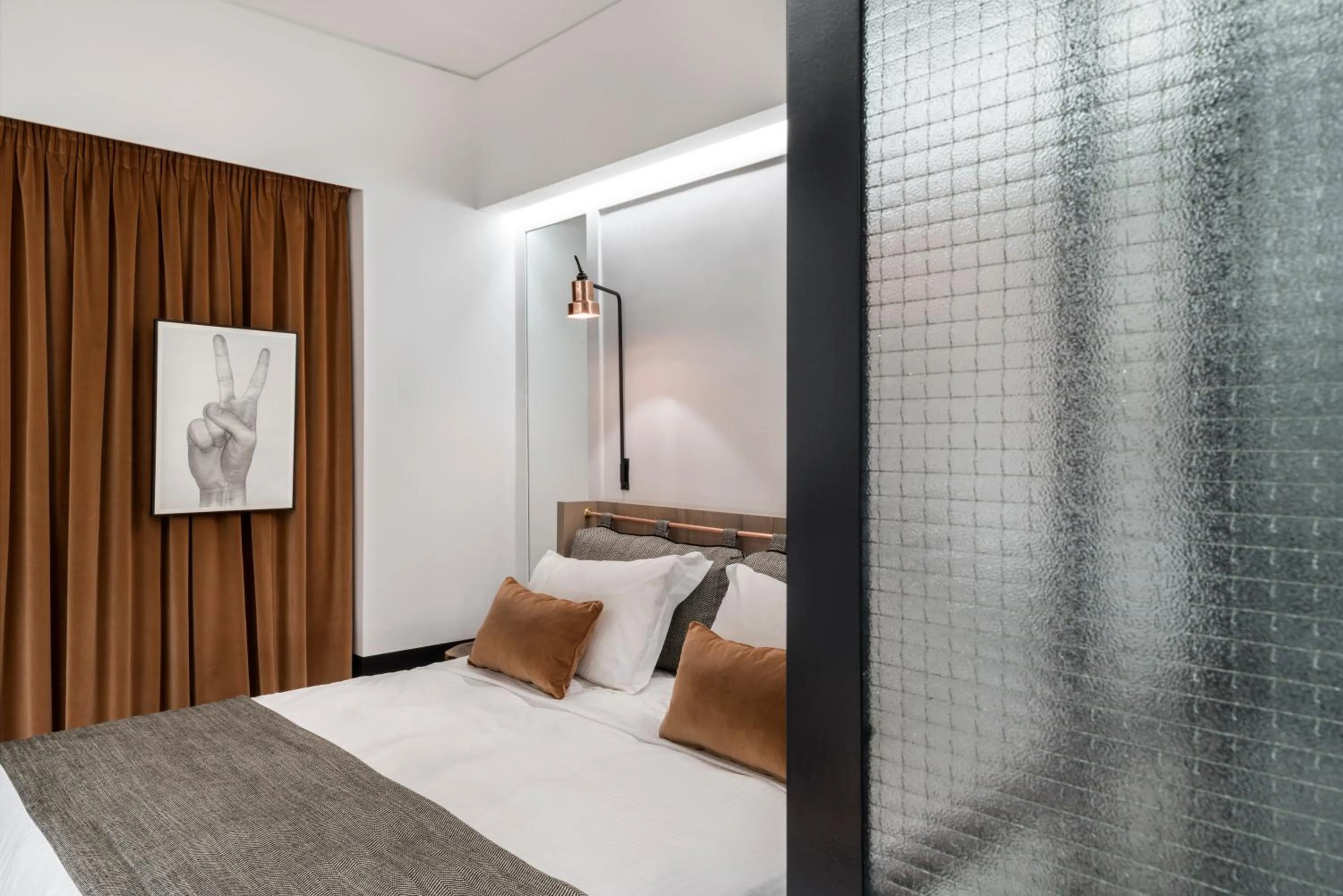 Bedroom, Bed in Niki Athens Hotel