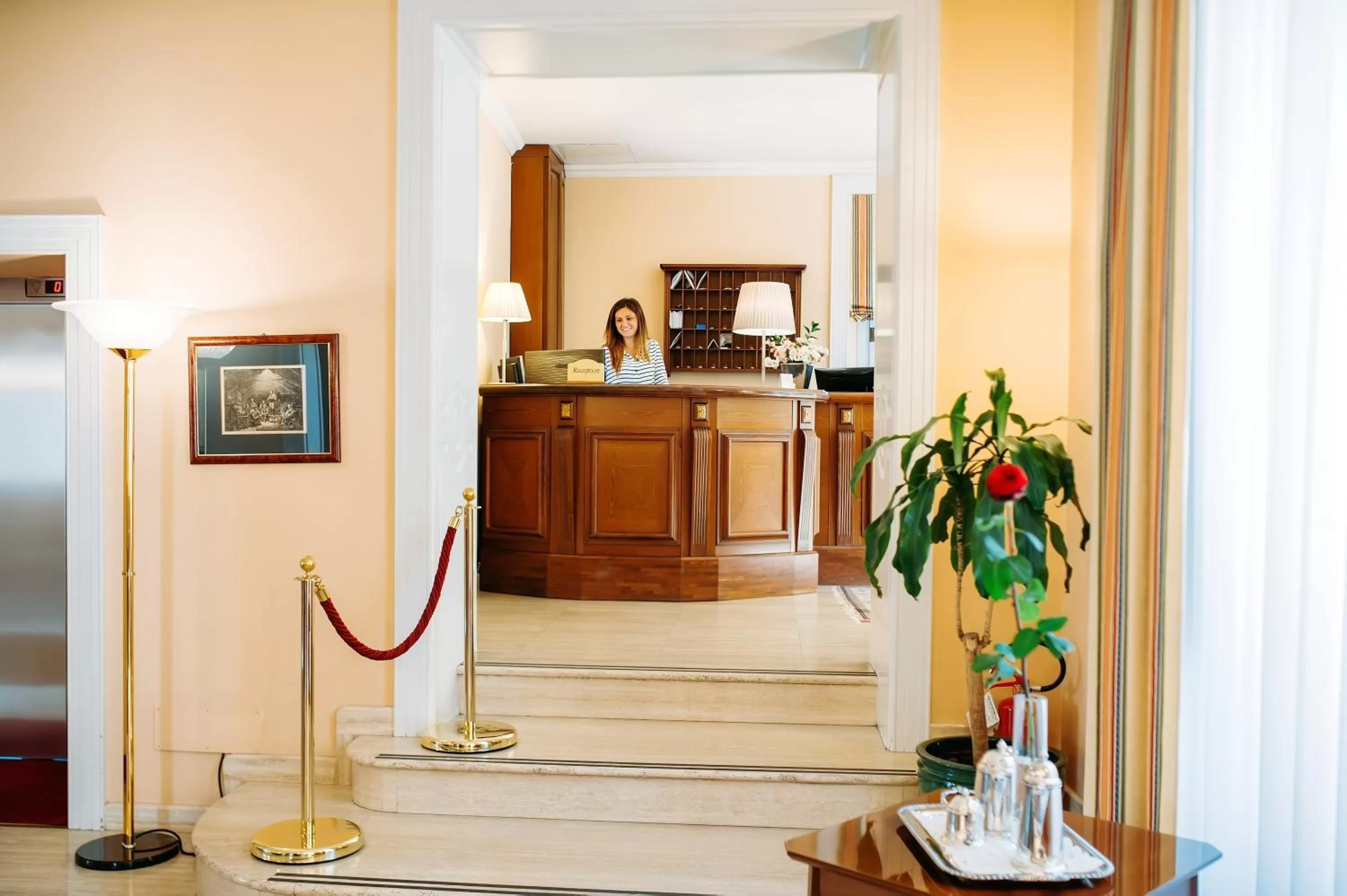 Lobby or reception in Hotel Villa Traiano