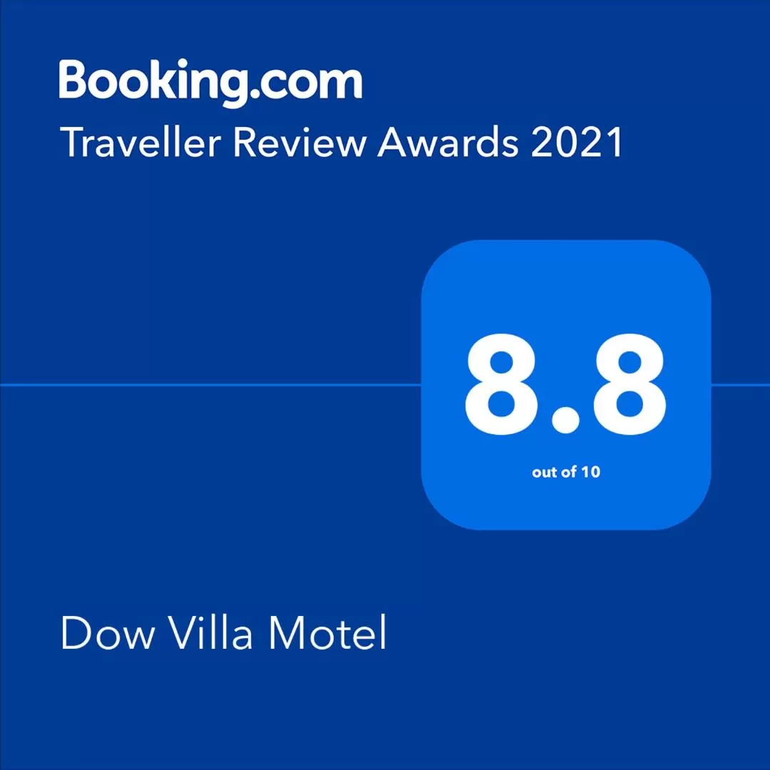 Logo/Certificate/Sign in Dow Villa Motel