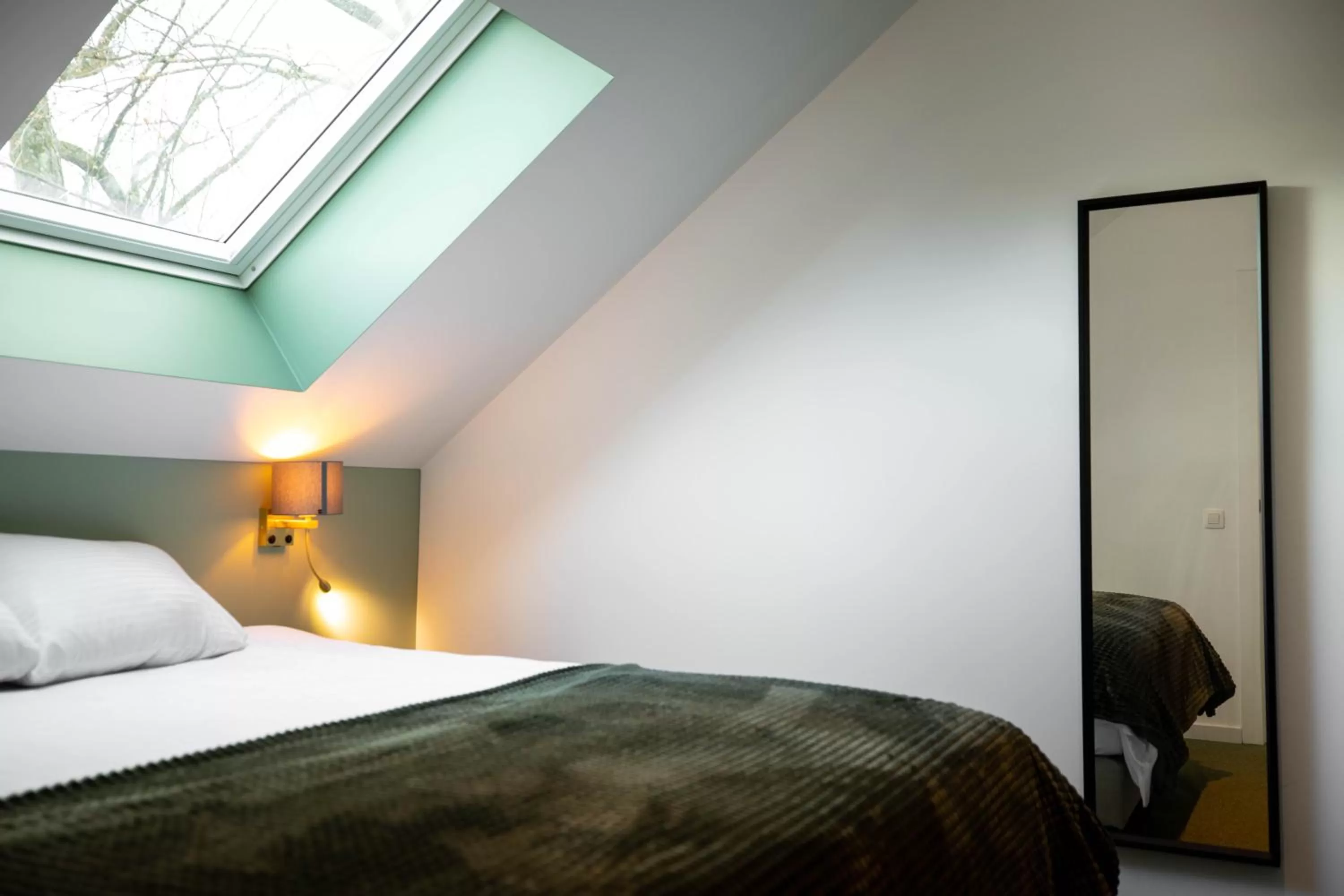 Bedroom, Bed in City Housing Genk