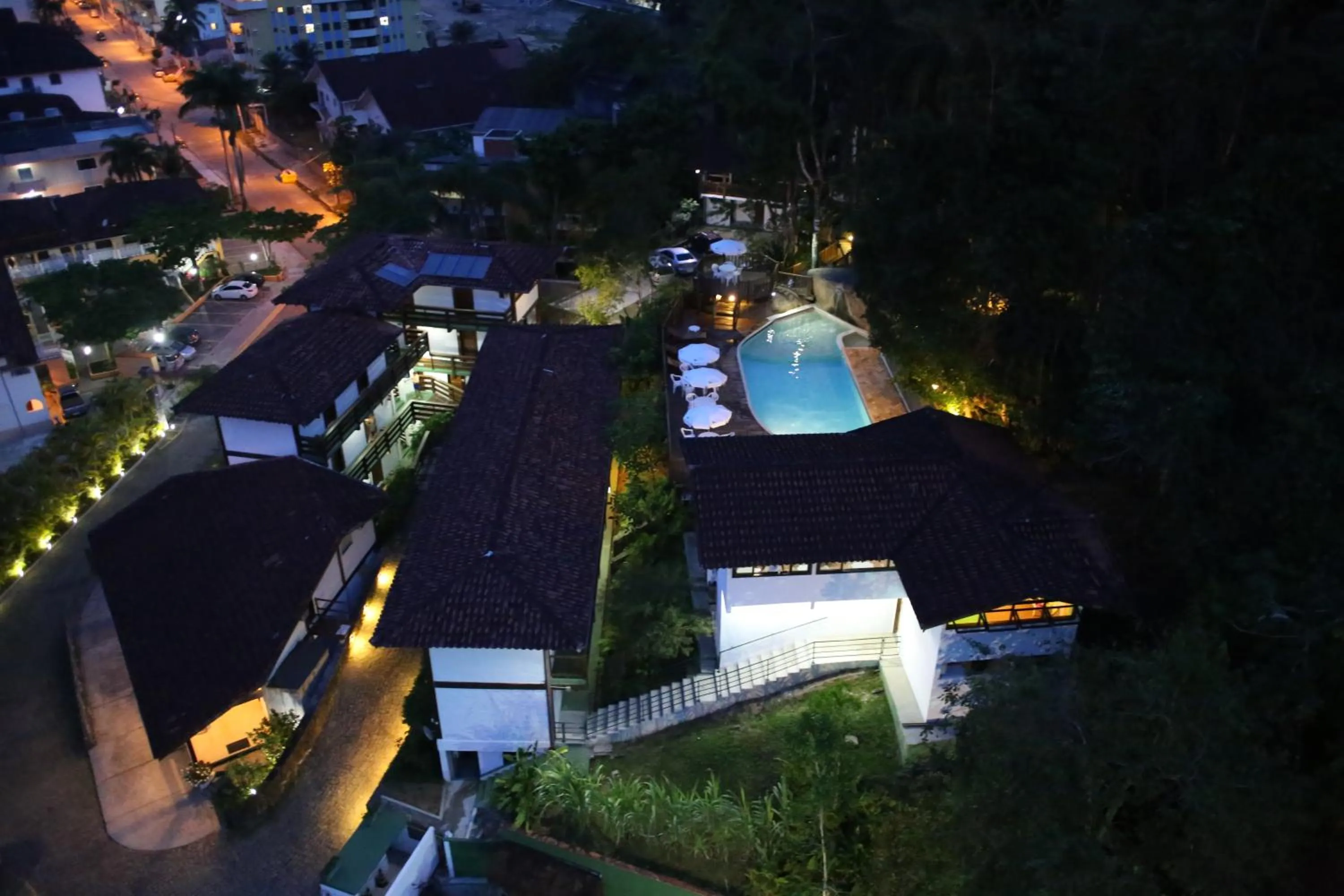Bird's eye view in Hotel Coquille