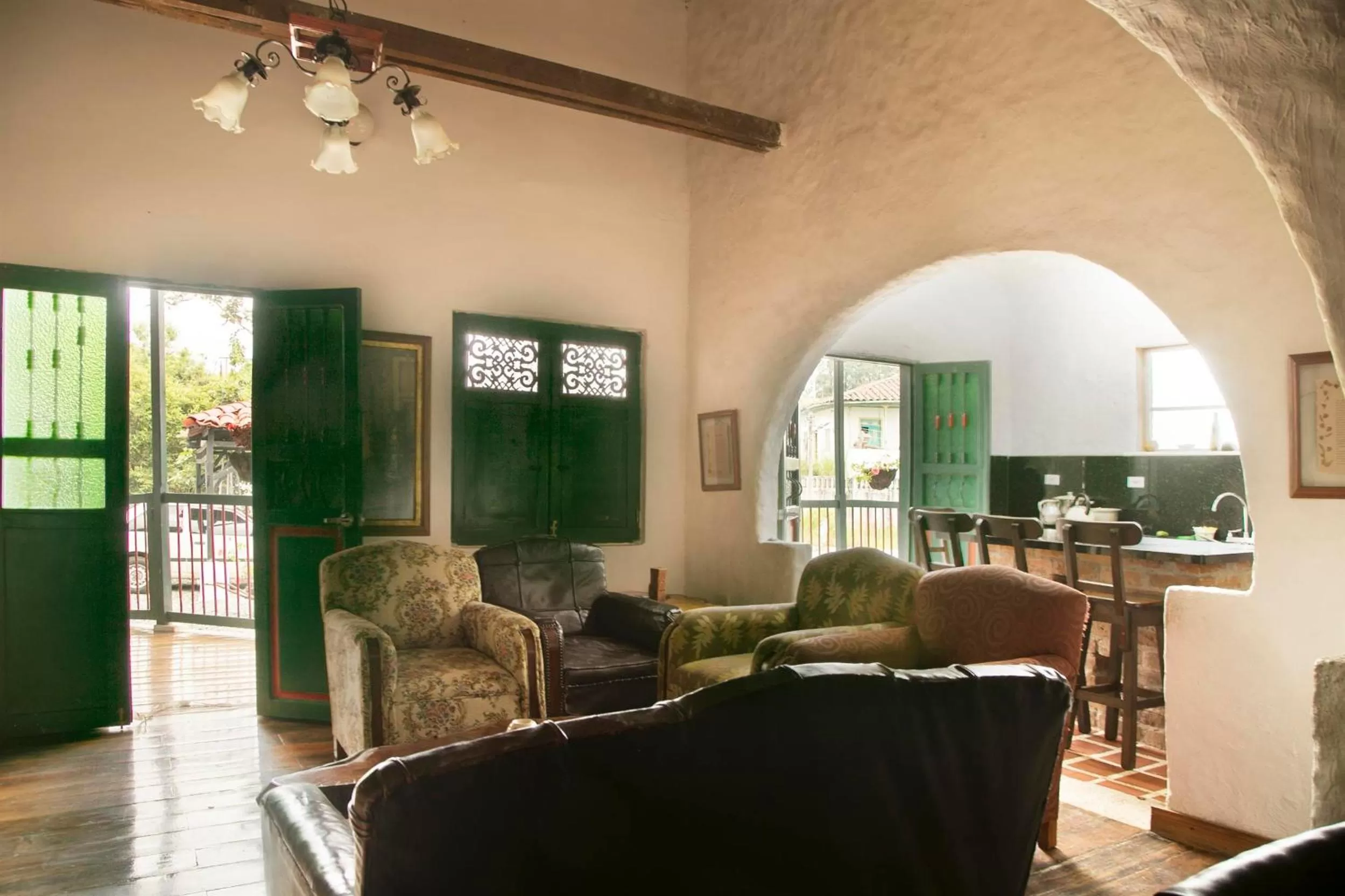 Property building, Seating Area in Finca Campestre La Adelita B&B