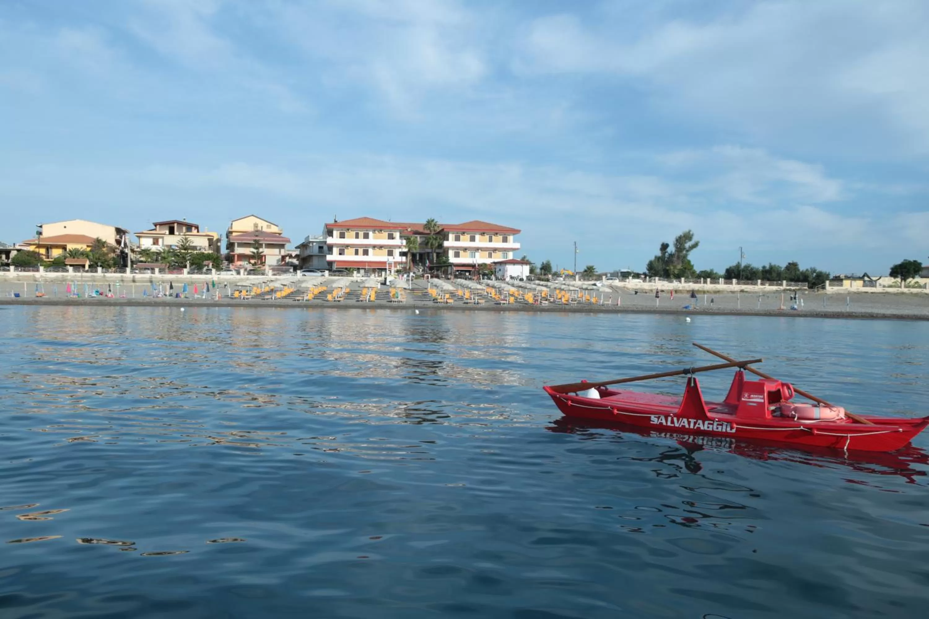 Beach in Hotel Miramare