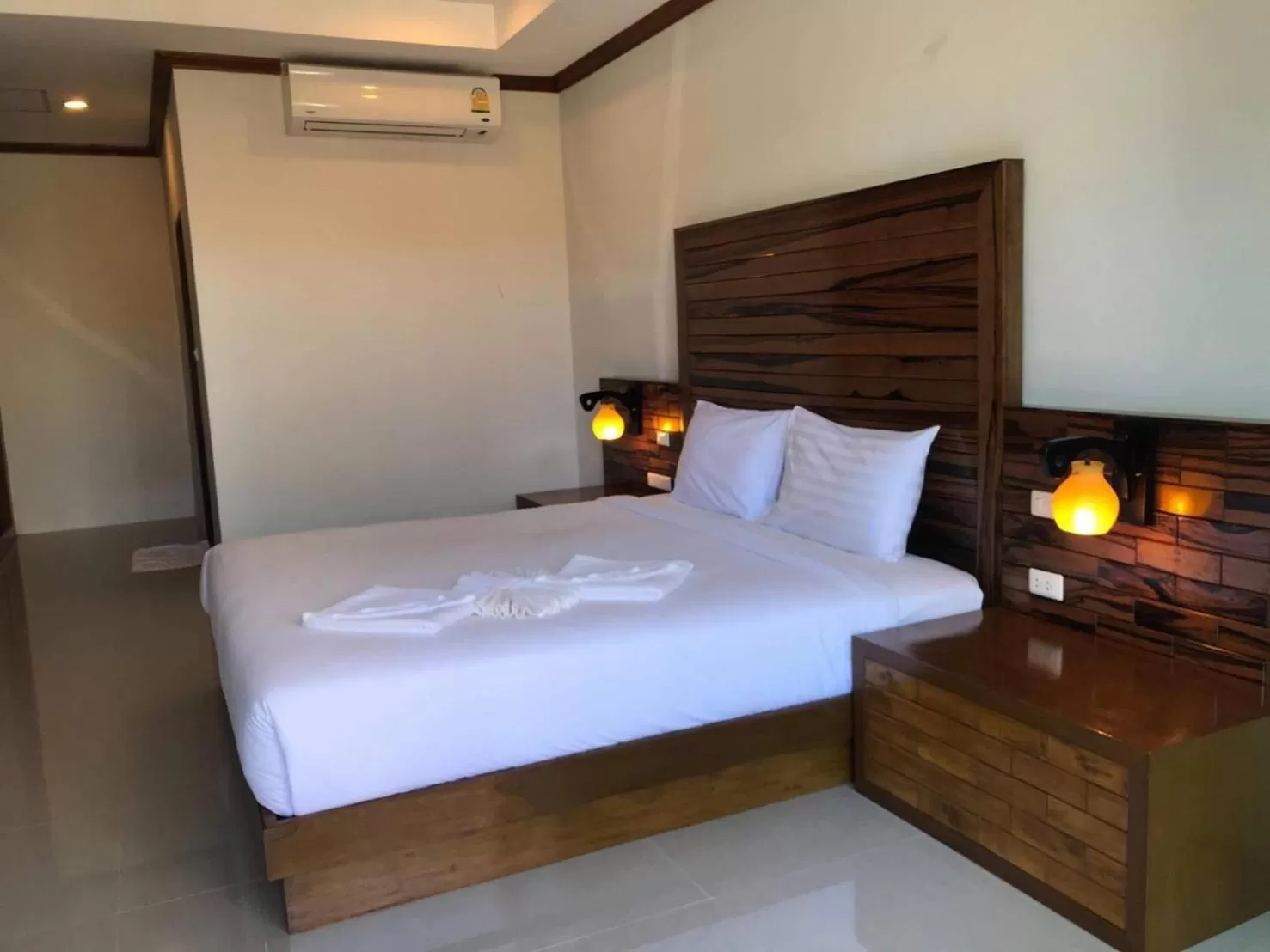 Bed in Pratum Resort