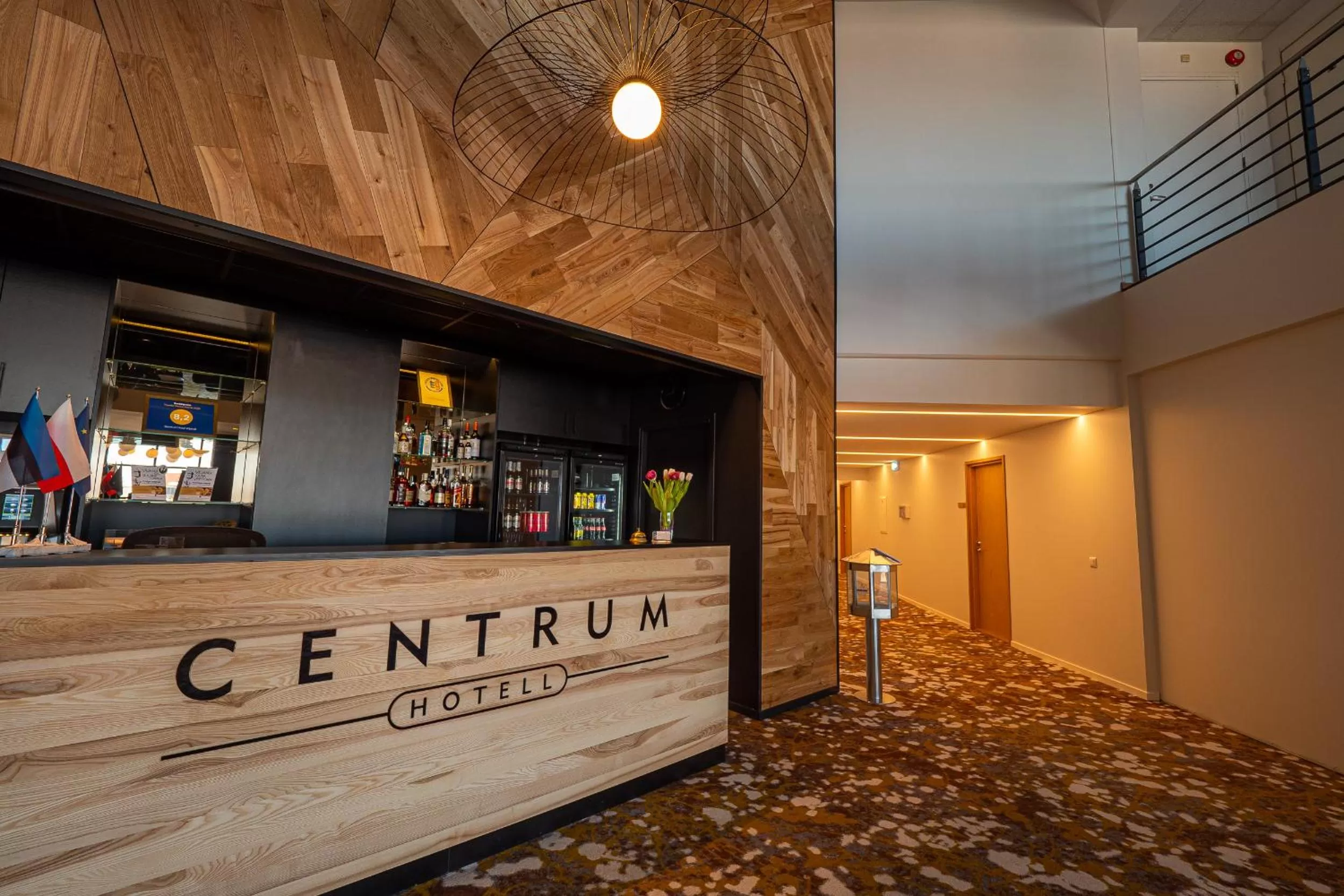 Lobby or reception in Centrum Hotel Viljandi