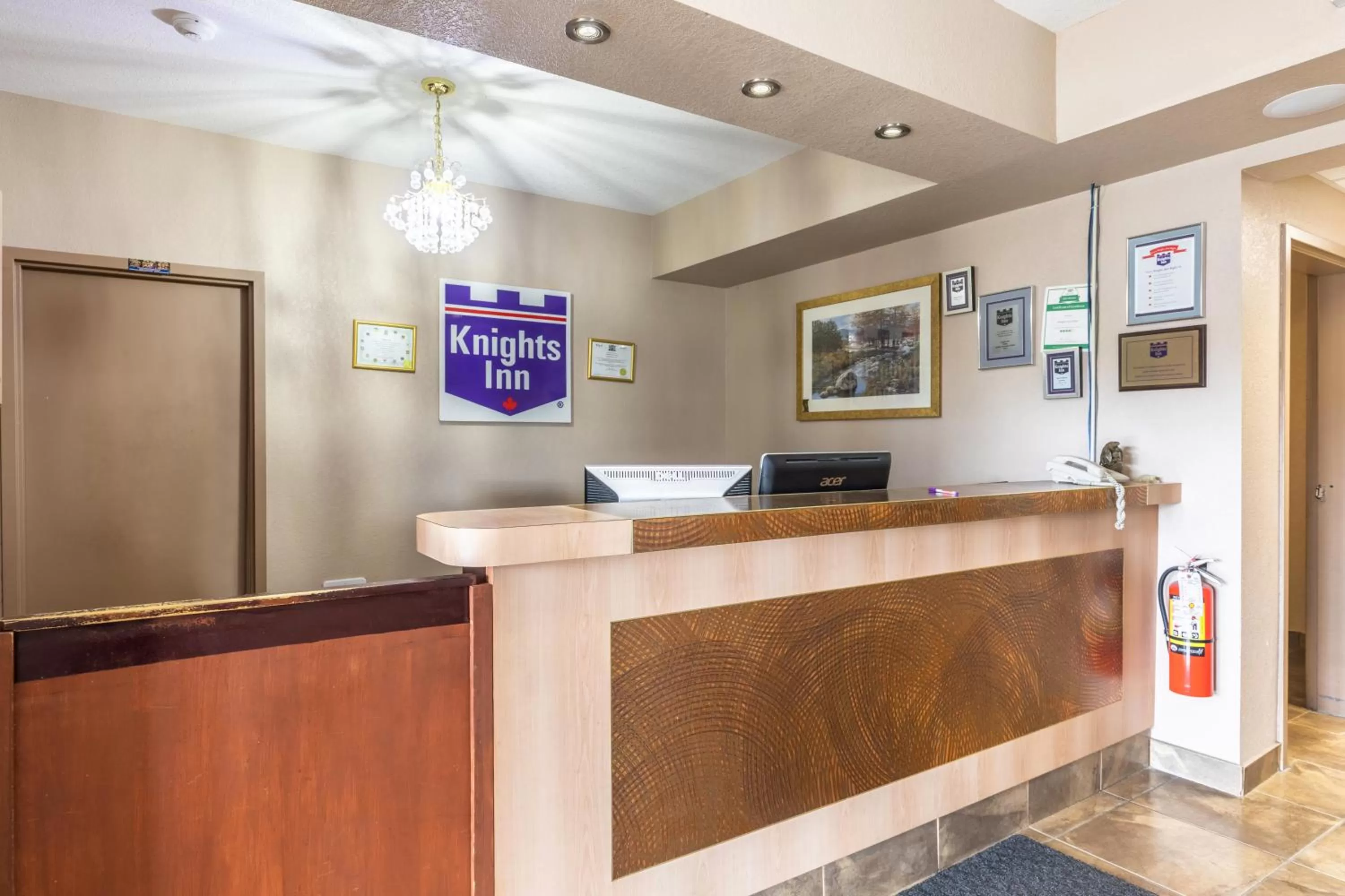 Lobby or reception in Knights Inn Orillia