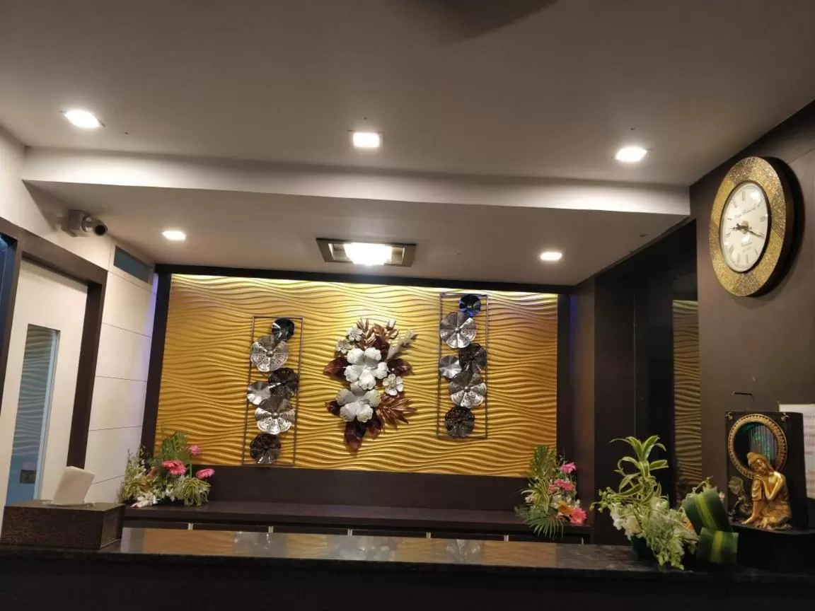 Decorative detail in Sri Kamadhenu Residency