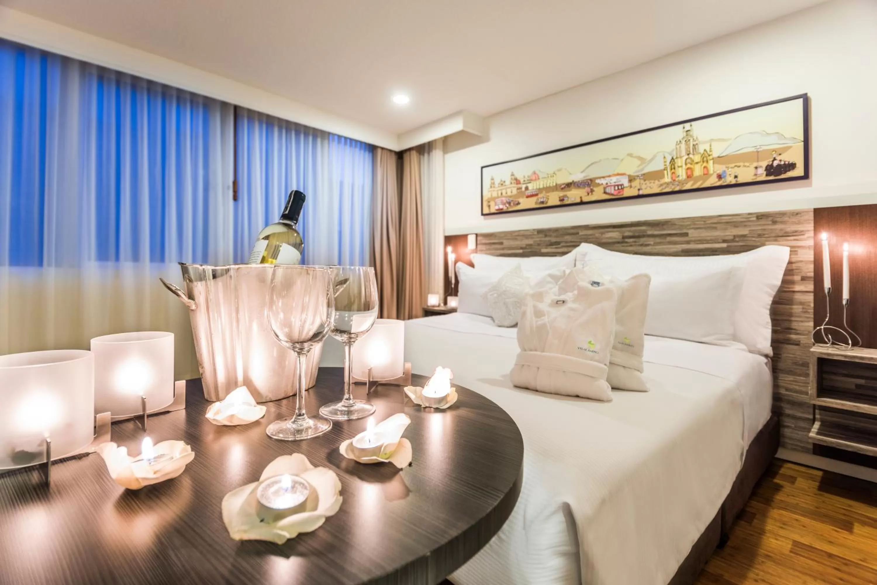 Decorative detail, Bed in Suites by Vilar América