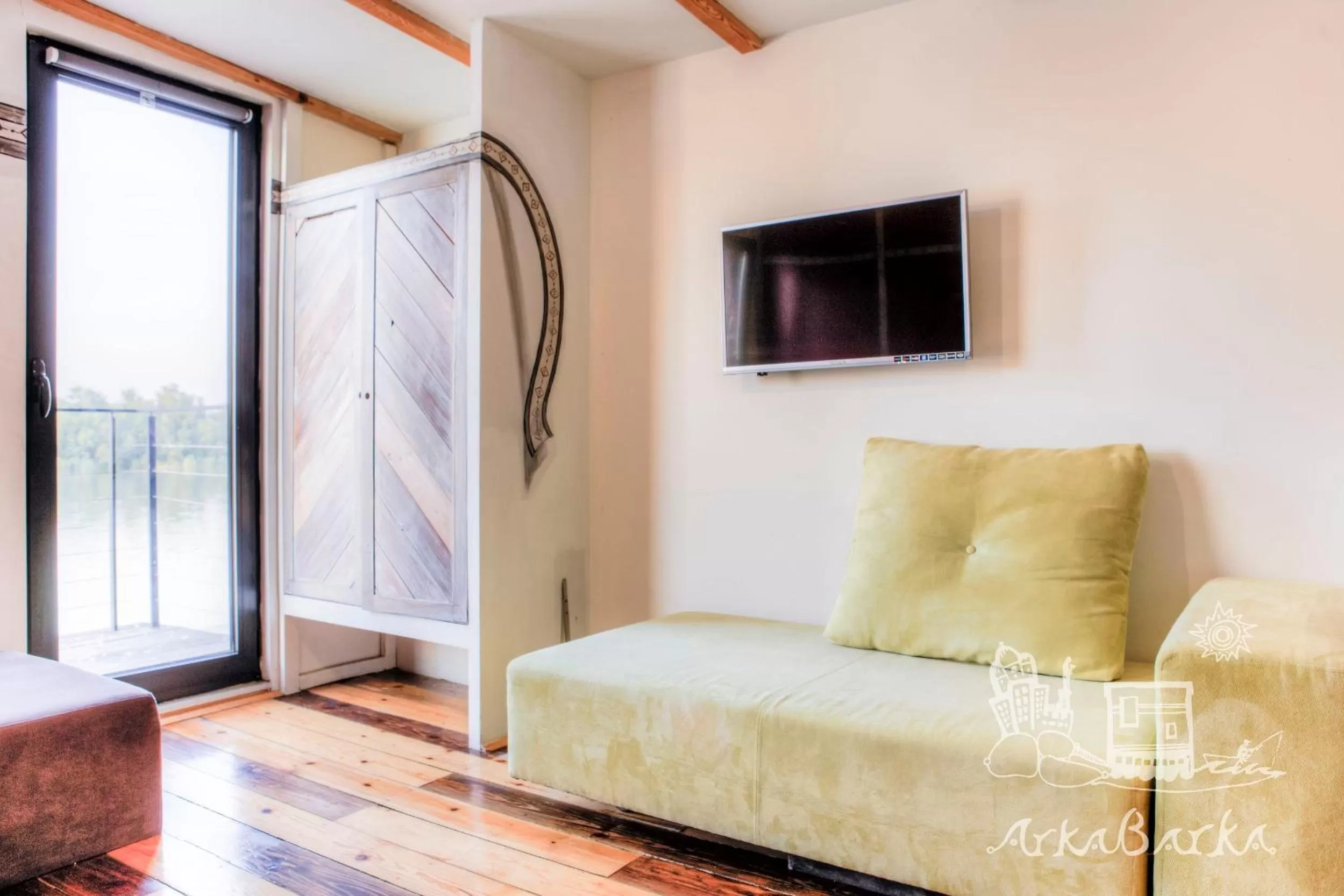 Spring, Seating Area in ArkaBarka 2- Floating Dream Rooms and Apartments