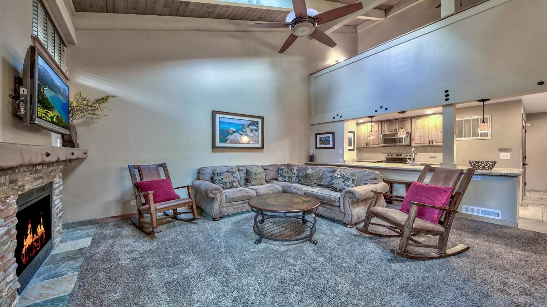 Seating Area in Lakeland Village at Heavenly