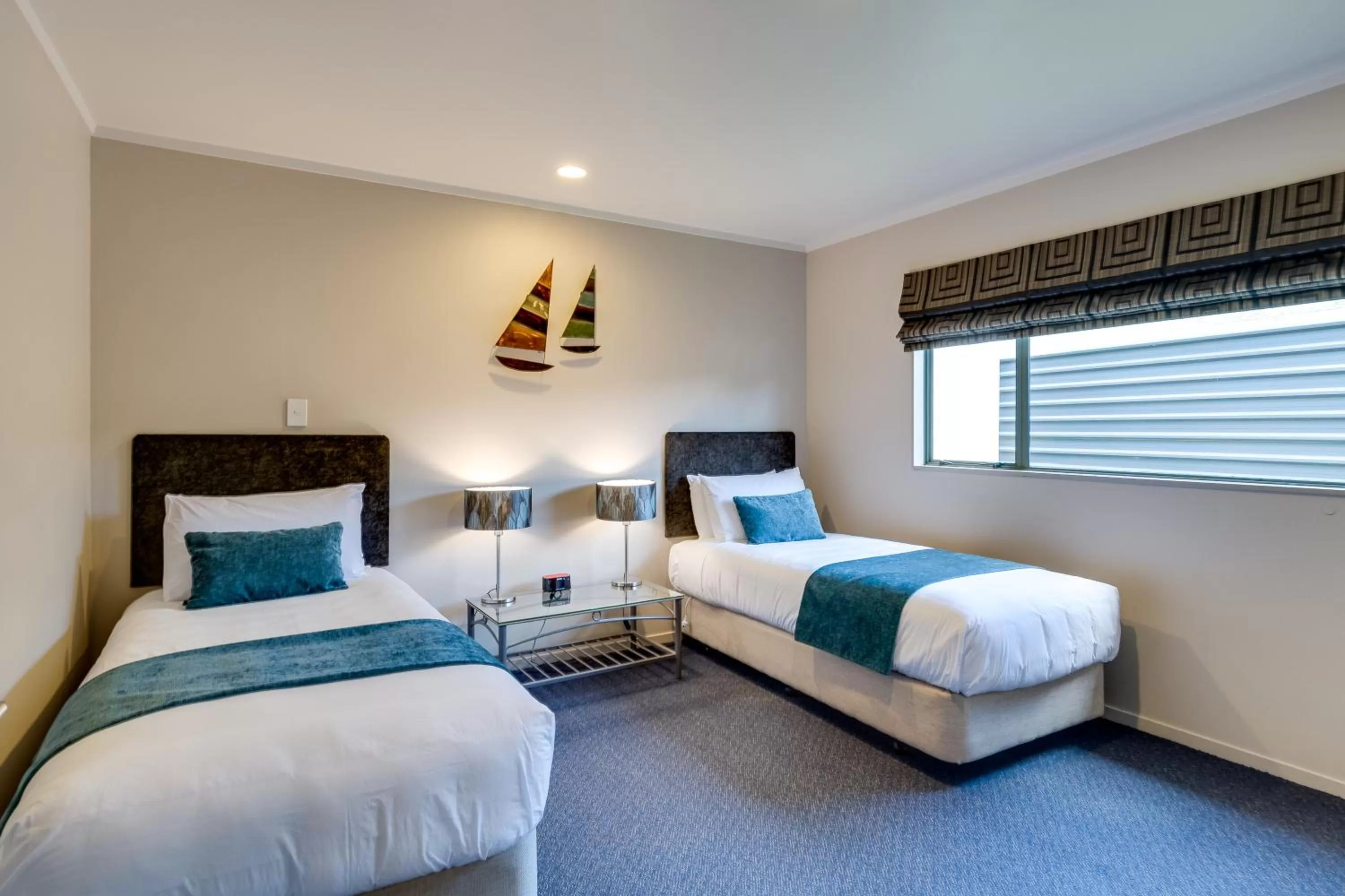 Bed in Portmans Motor Lodge